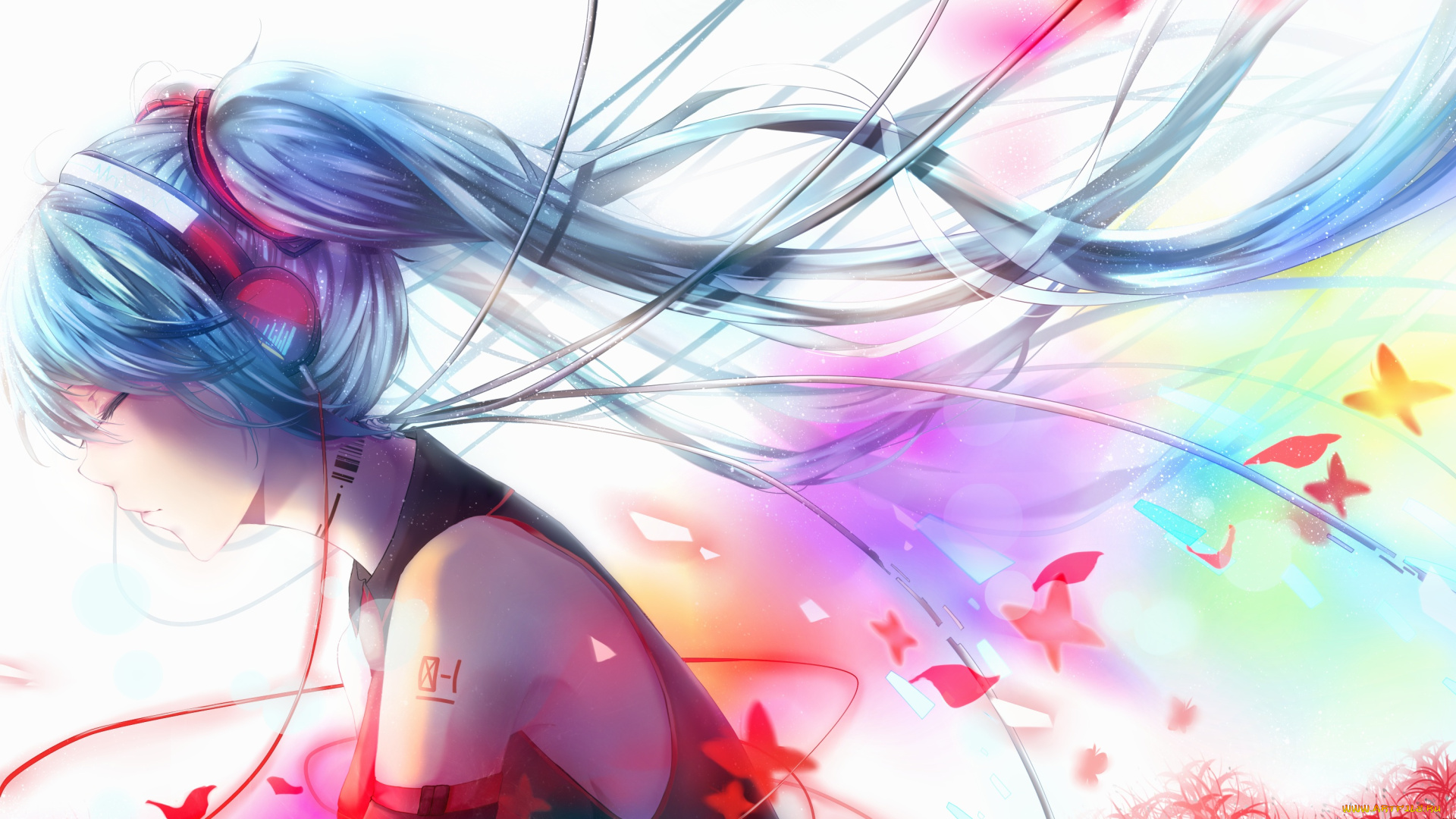 аниме, vocaloid, hatsune, miku, yuki, sakura