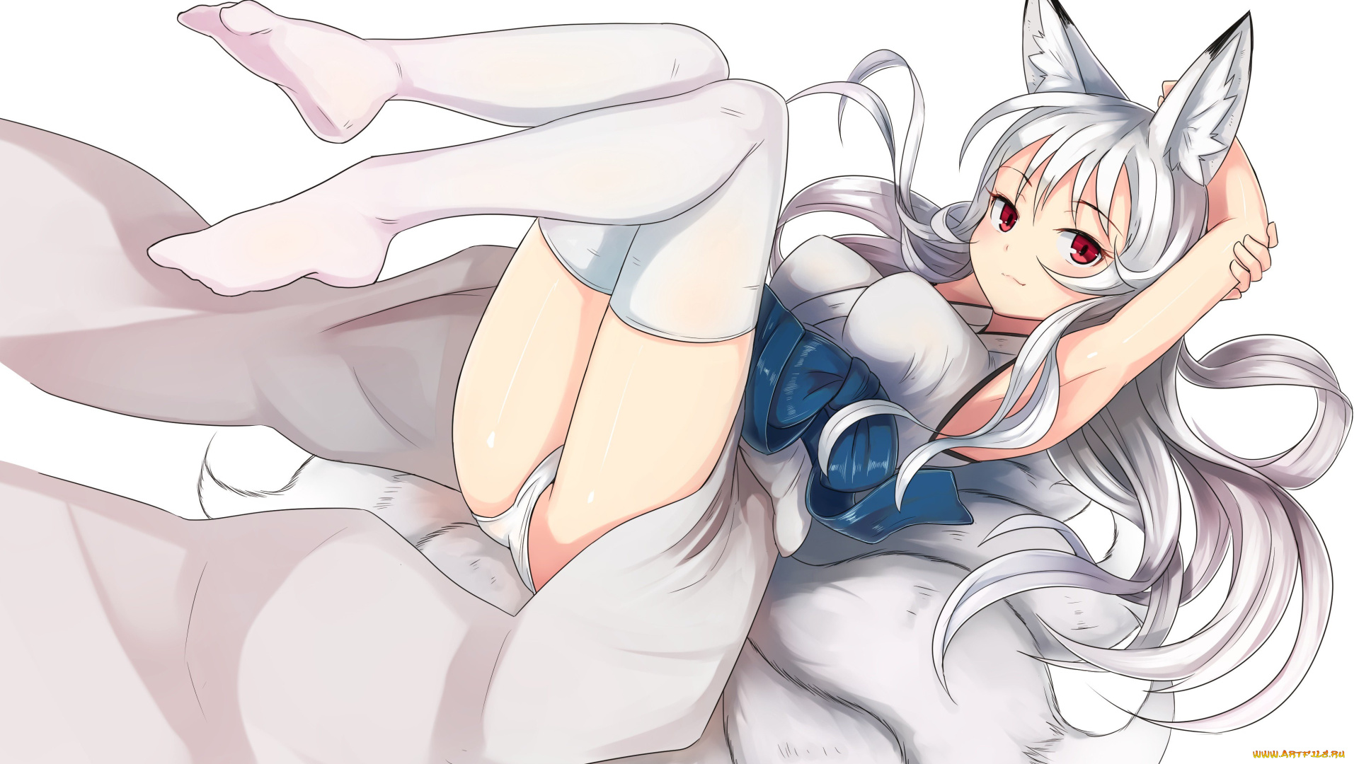 аниме, животные, , существа, девушка