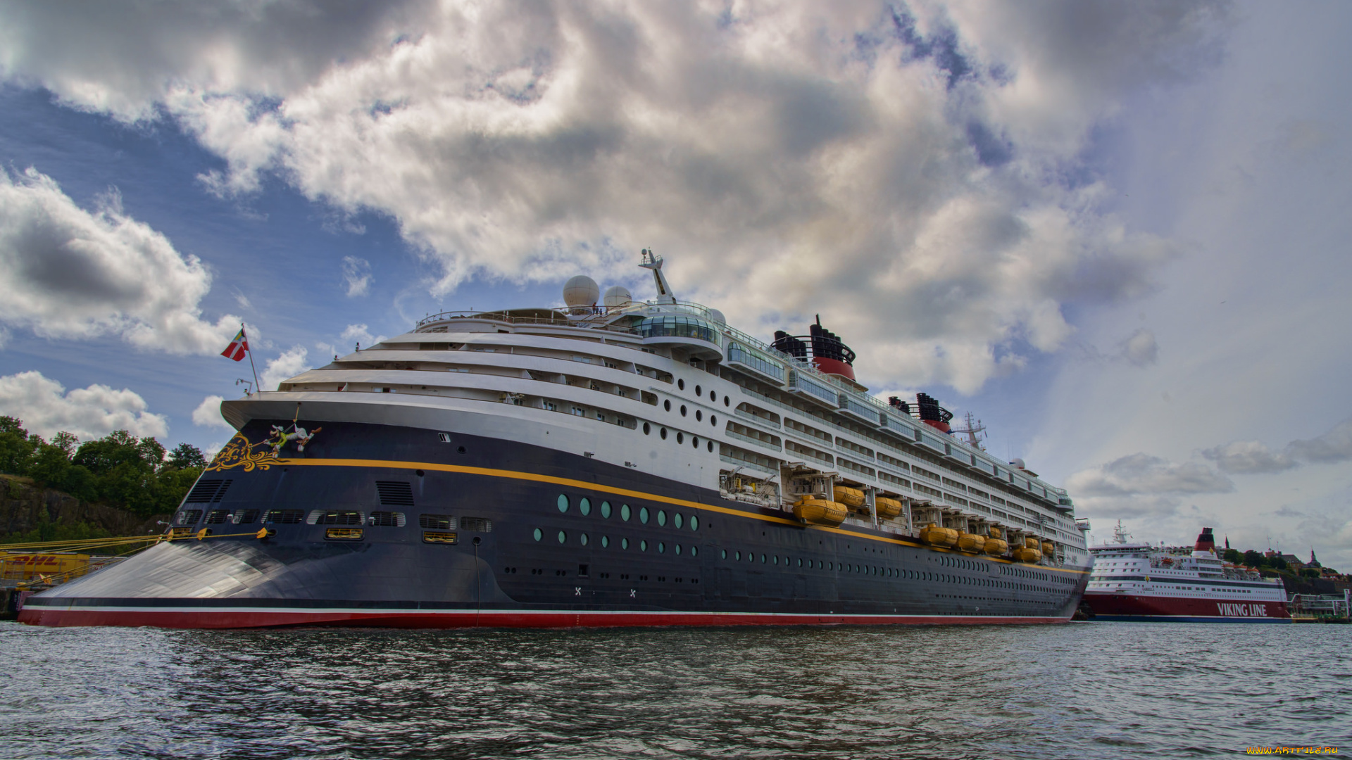 disney, корабли, лайнеры, лайнер, круиз