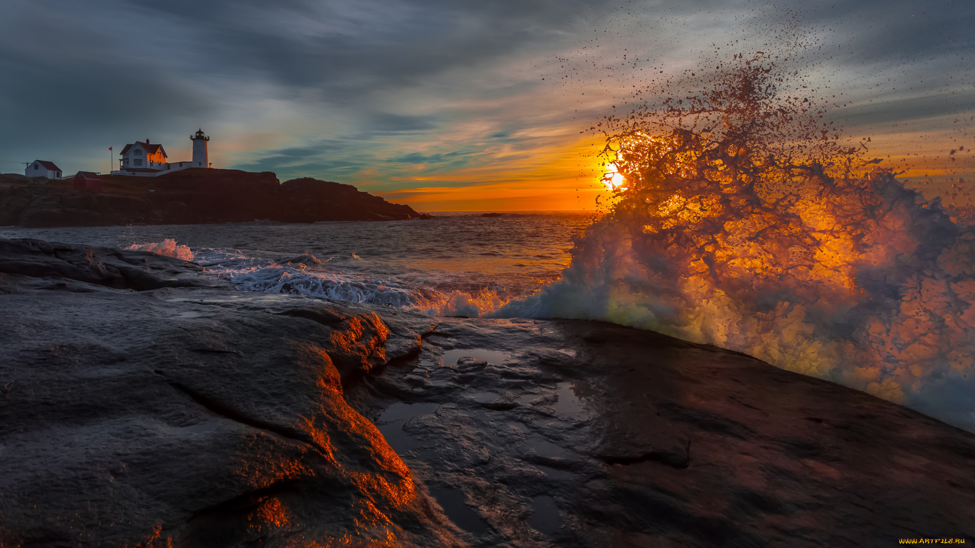 природа, восходы, закаты, закат