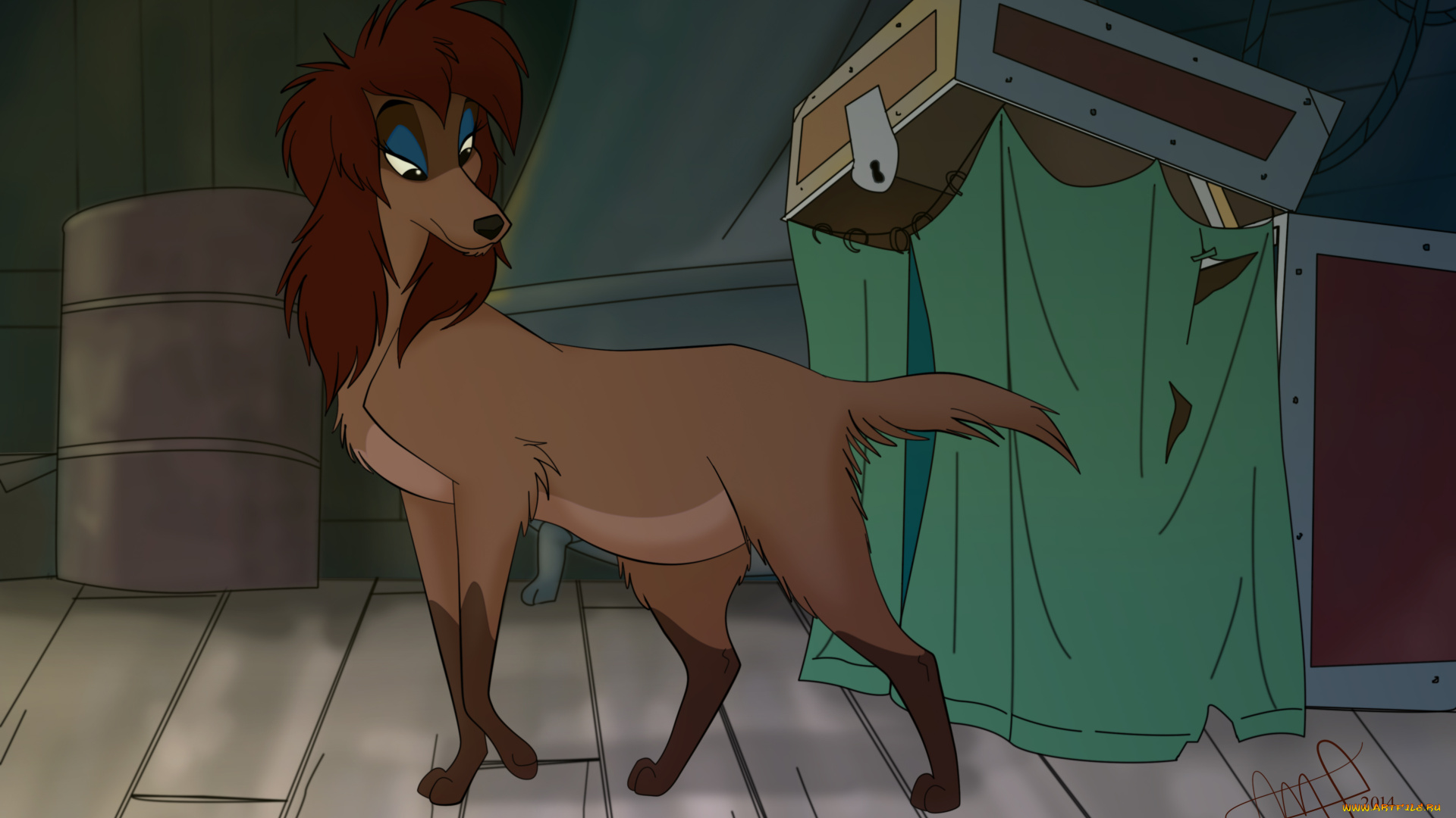 рисованное, животные, , собаки, друг, взгляд, собака