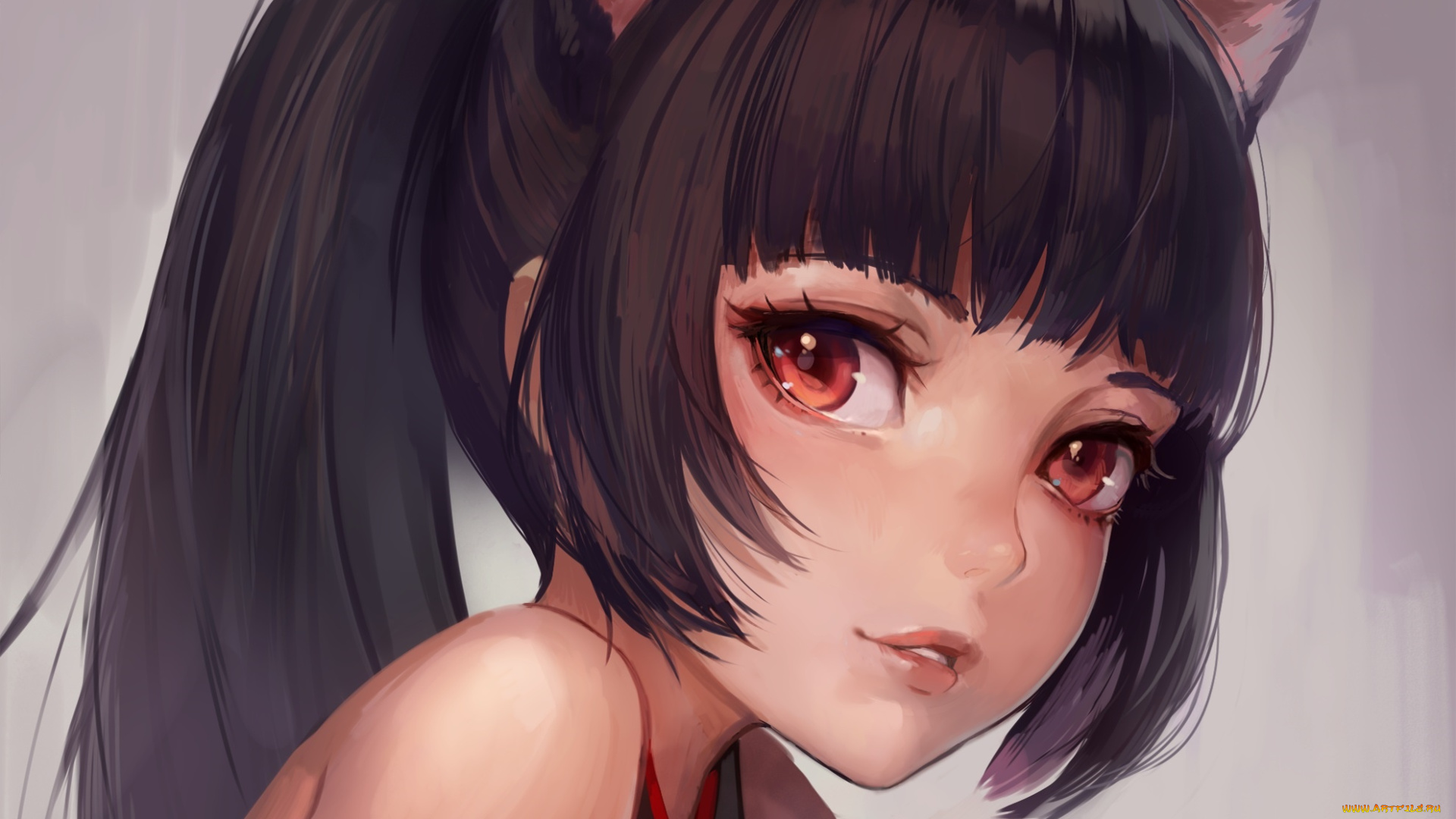 tera, online, аниме, unknown, , другое, фон, взгляд, девушка