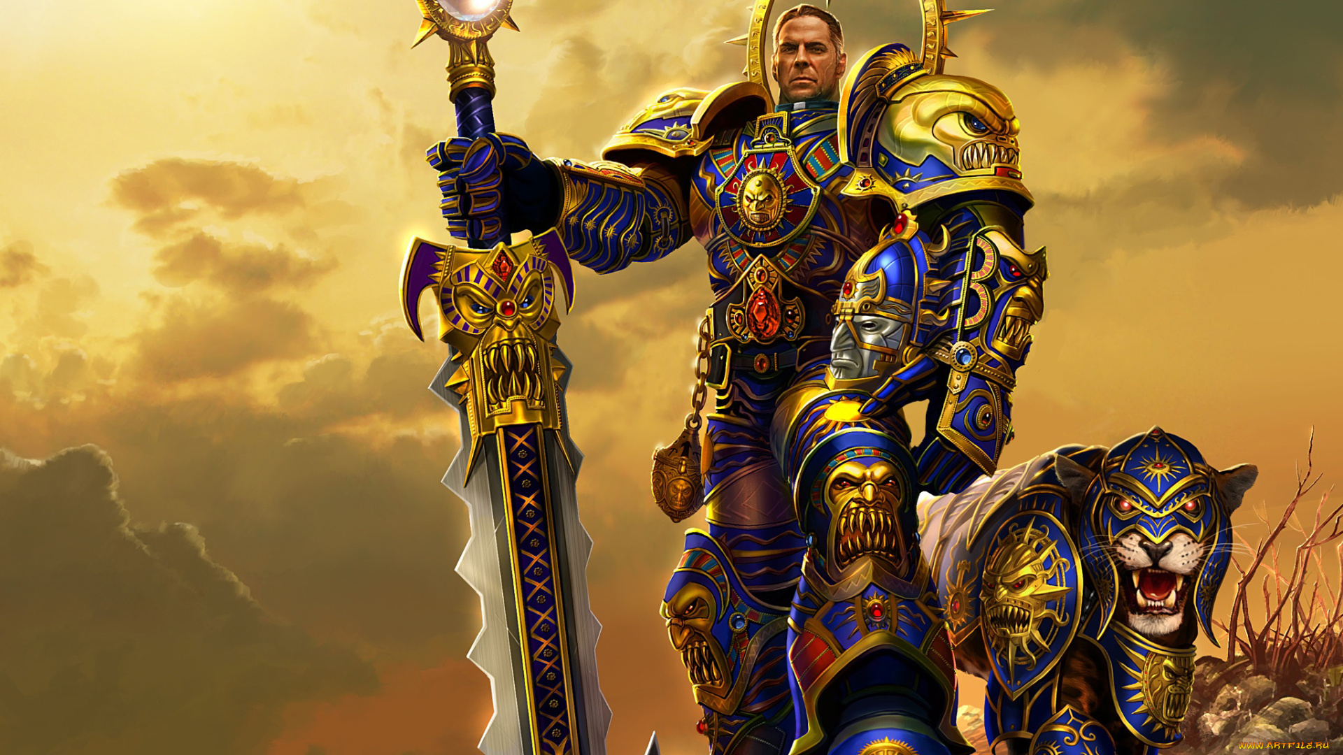 видео, игры, juggernaut, cain, marko, игра, рыцарь, доспехи, тигр, фентези