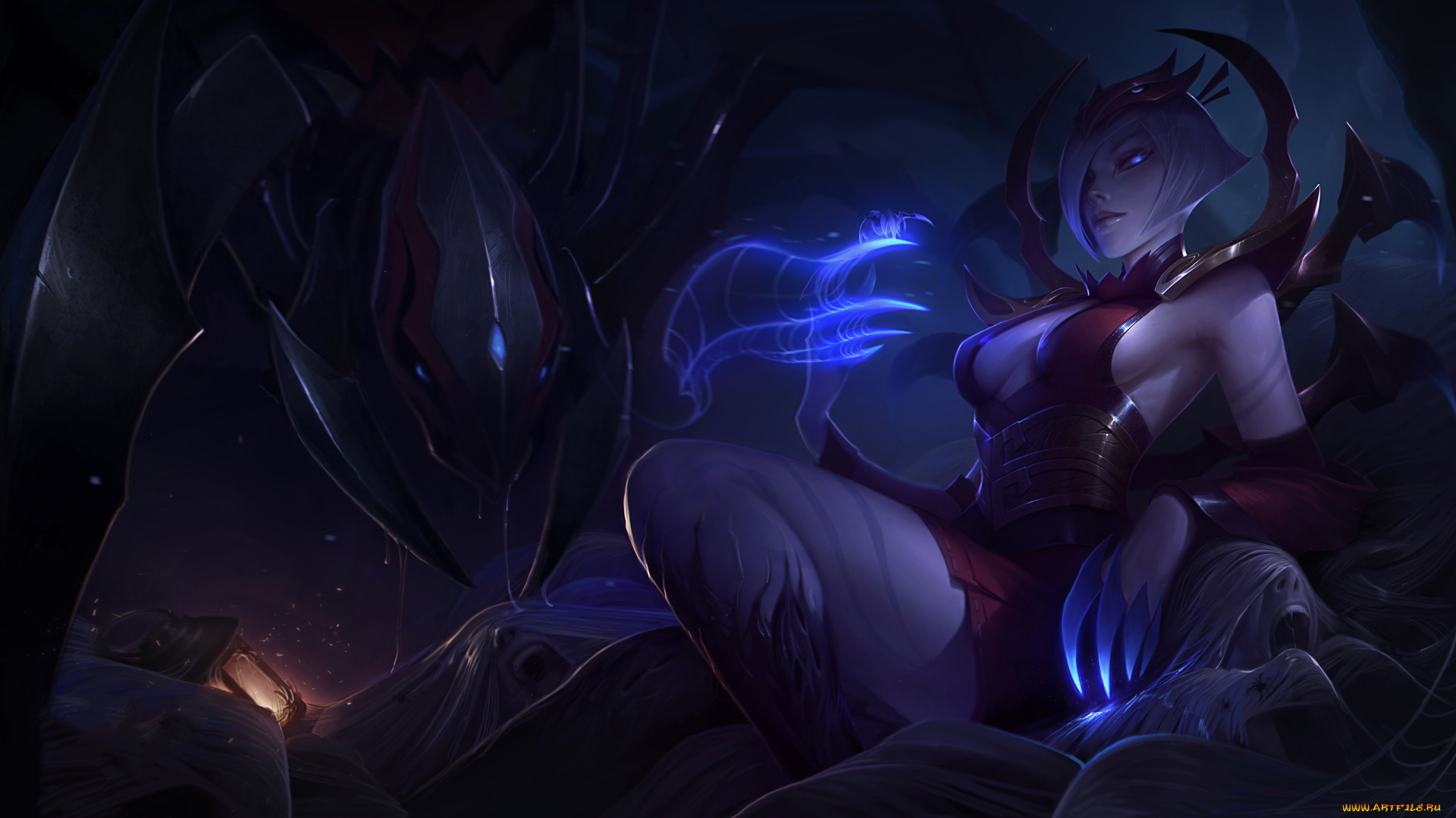 видео, игры, league, of, legends, игра, elise