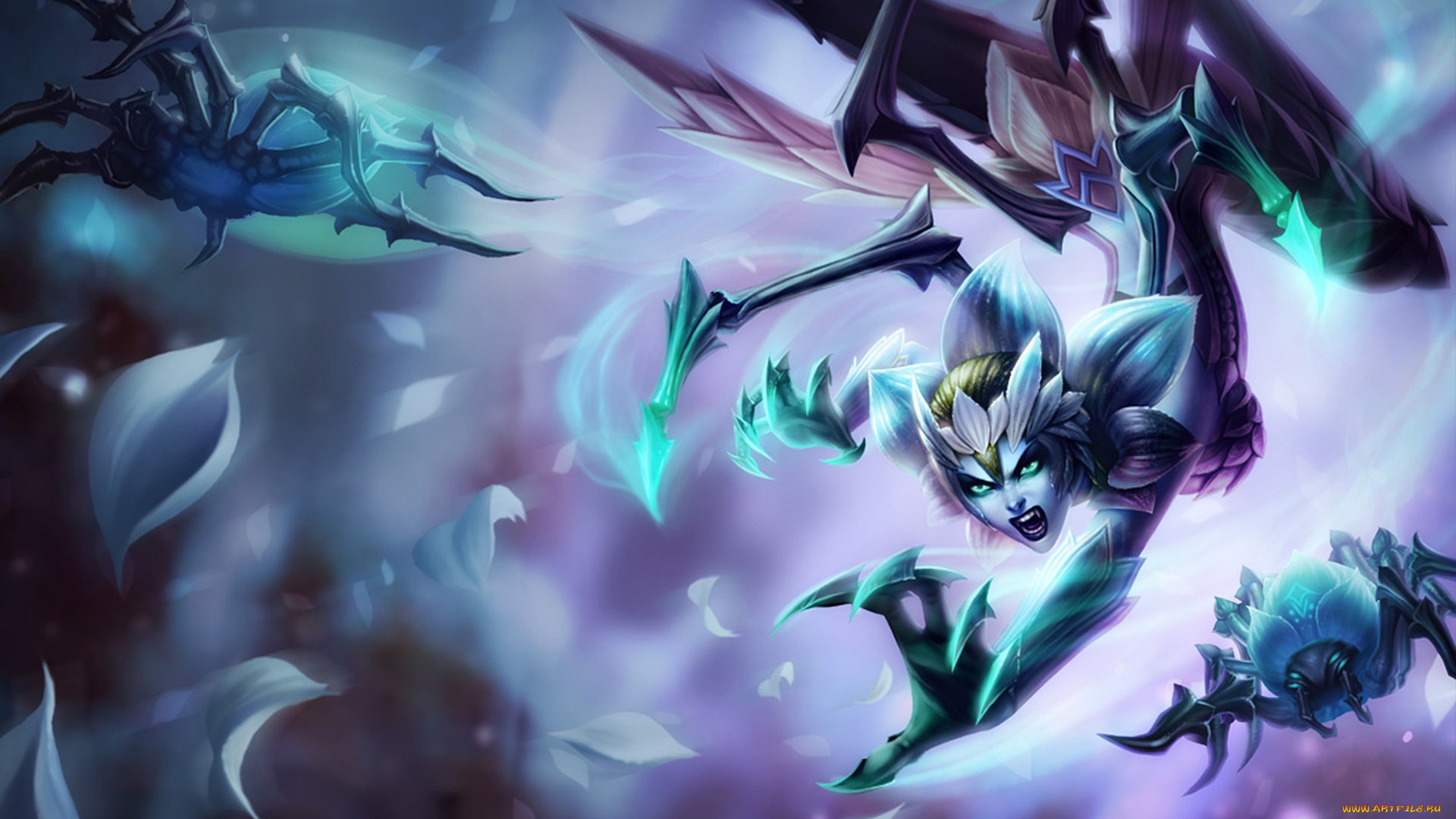 видео, игры, league, of, legends, игра, elise