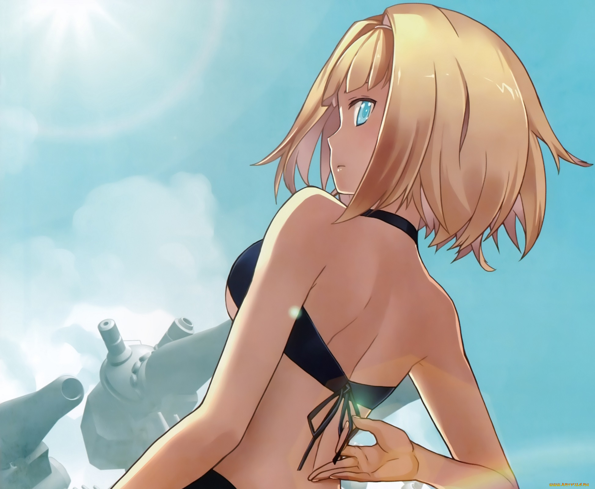 аниме, heavy, object, девушка