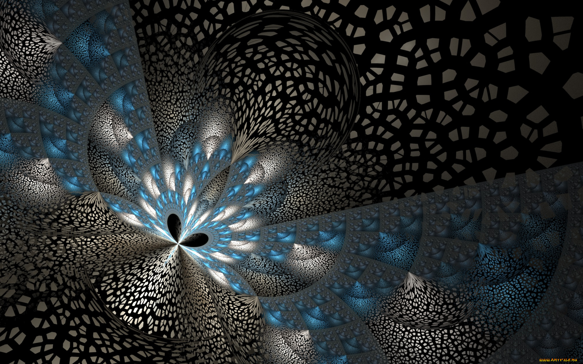 3д, графика, фракталы, , fractal, цвета, узор, фон