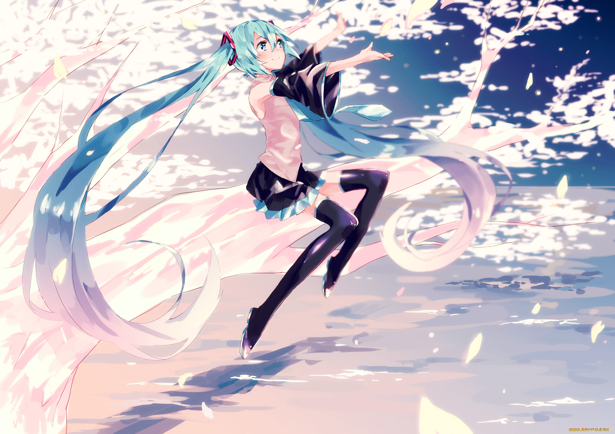 аниме, vocaloid, hatsune, miku