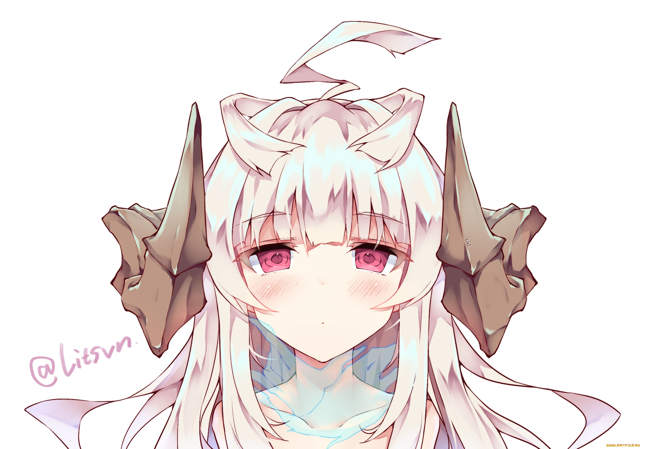 аниме, животные, , существа, litsvn, портрет