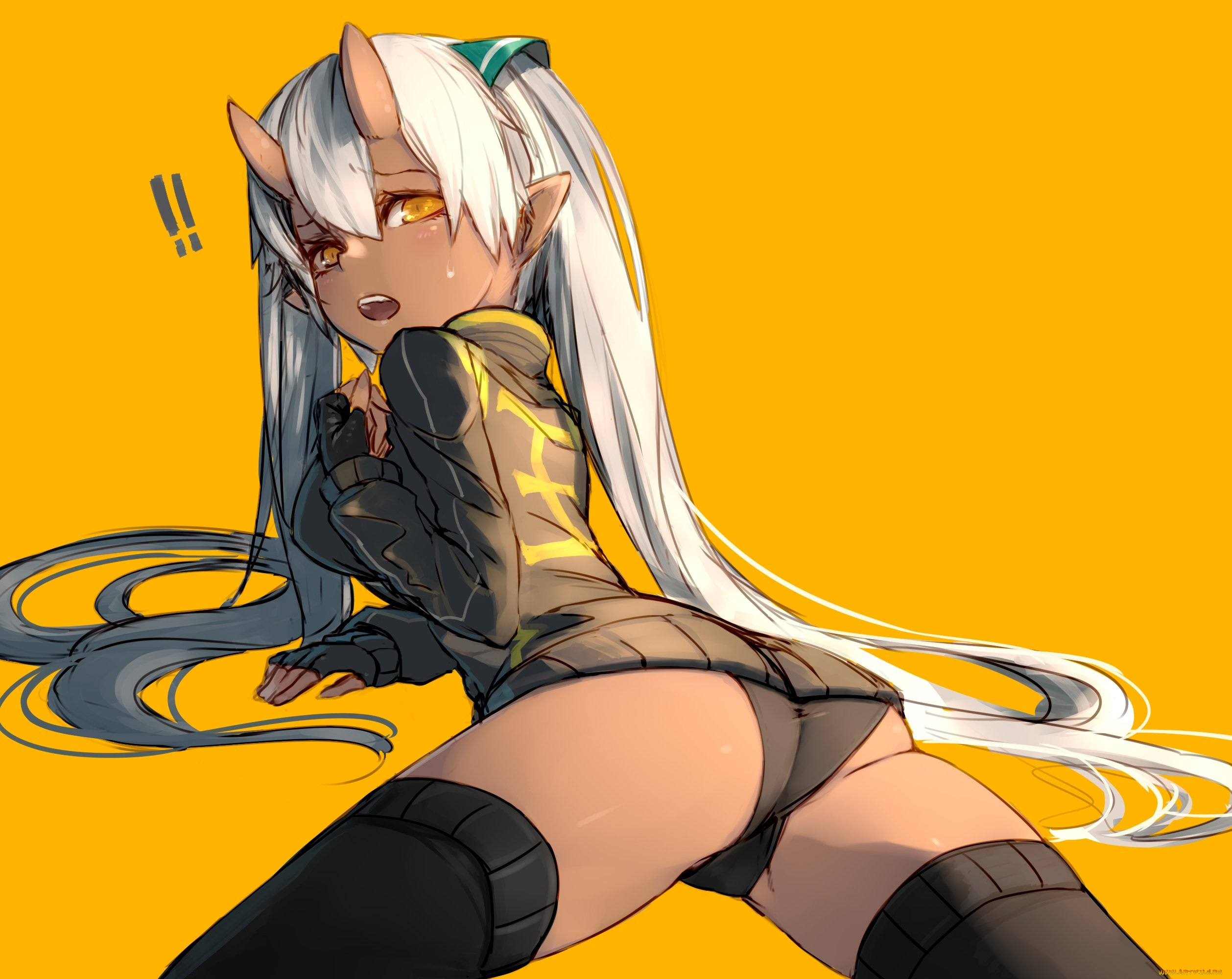 аниме, животные, , существа, девушка