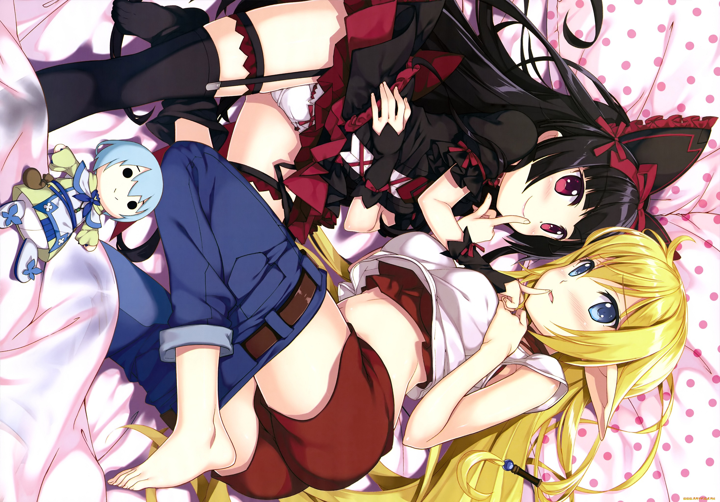 аниме, gate, эльф, девушки, лоли