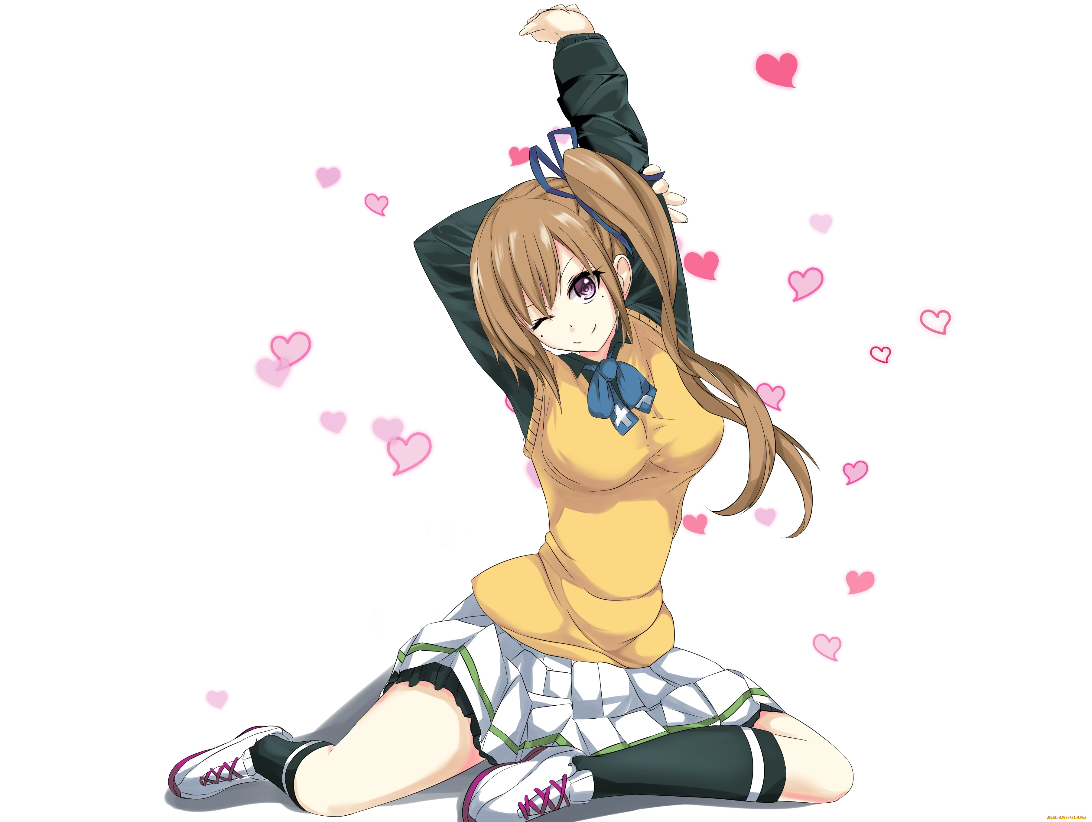 аниме, musaigen, no, phantom, world, девушка