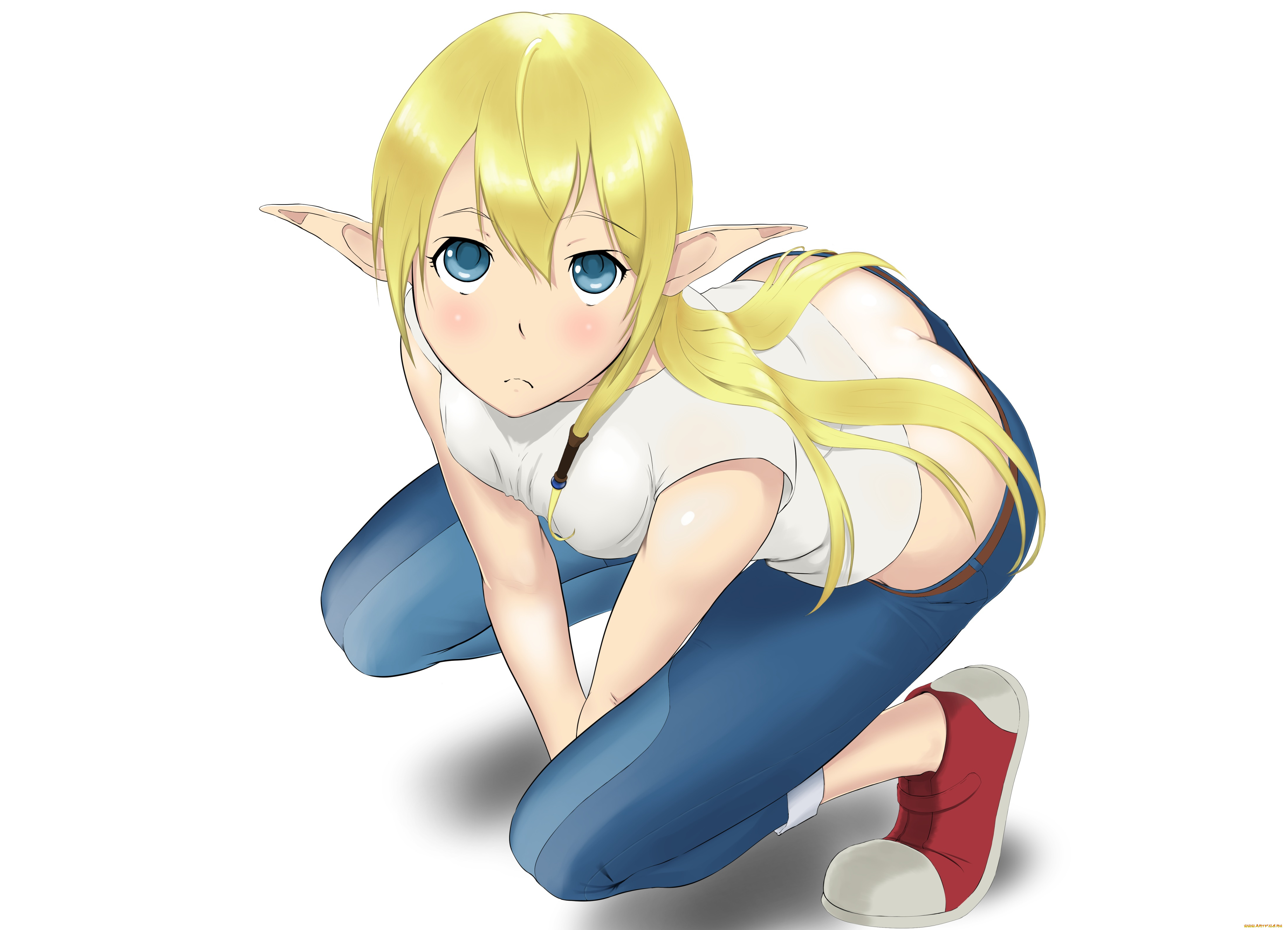 аниме, gate, эльф