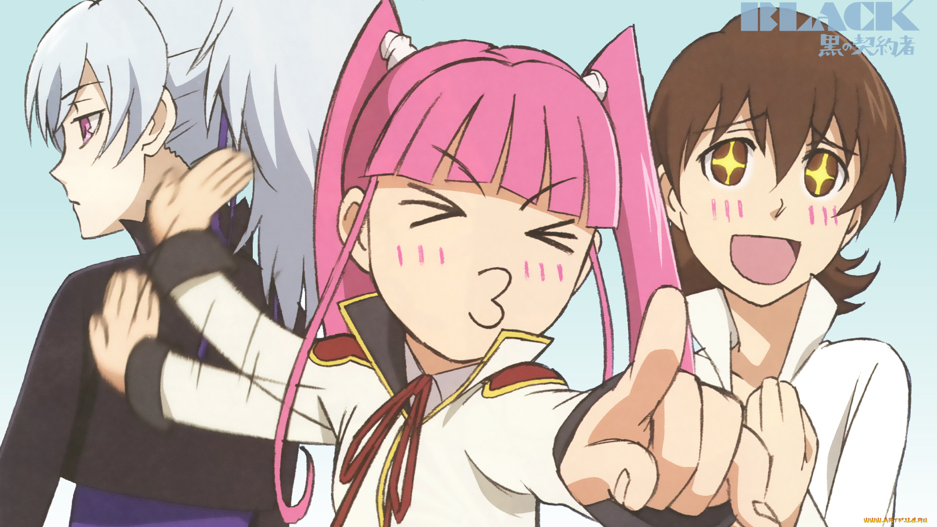 аниме, darker, than, black, персонажи