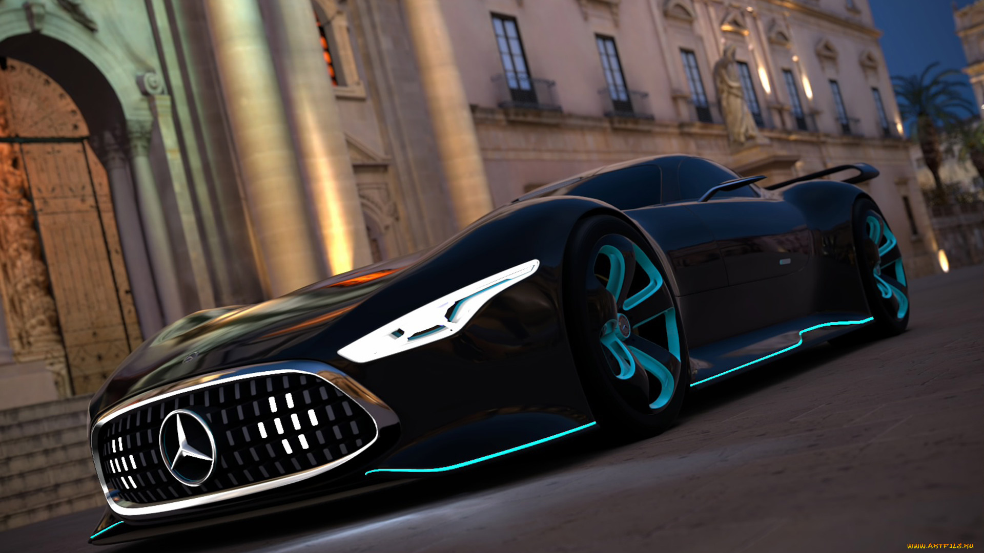 mercedes-benz, amg, vision, gran, turismo, concept, 2013, автомобили, 3д, 2013, concept, turismo, gran, vision, amg, mercedes-benz