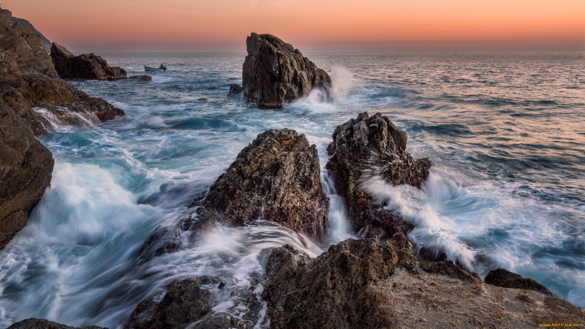 природа, побережье, берег, море