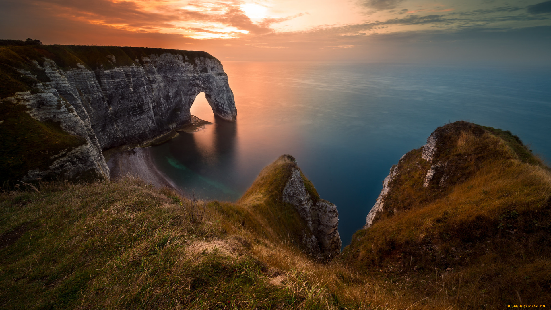 природа, побережье, море, берег