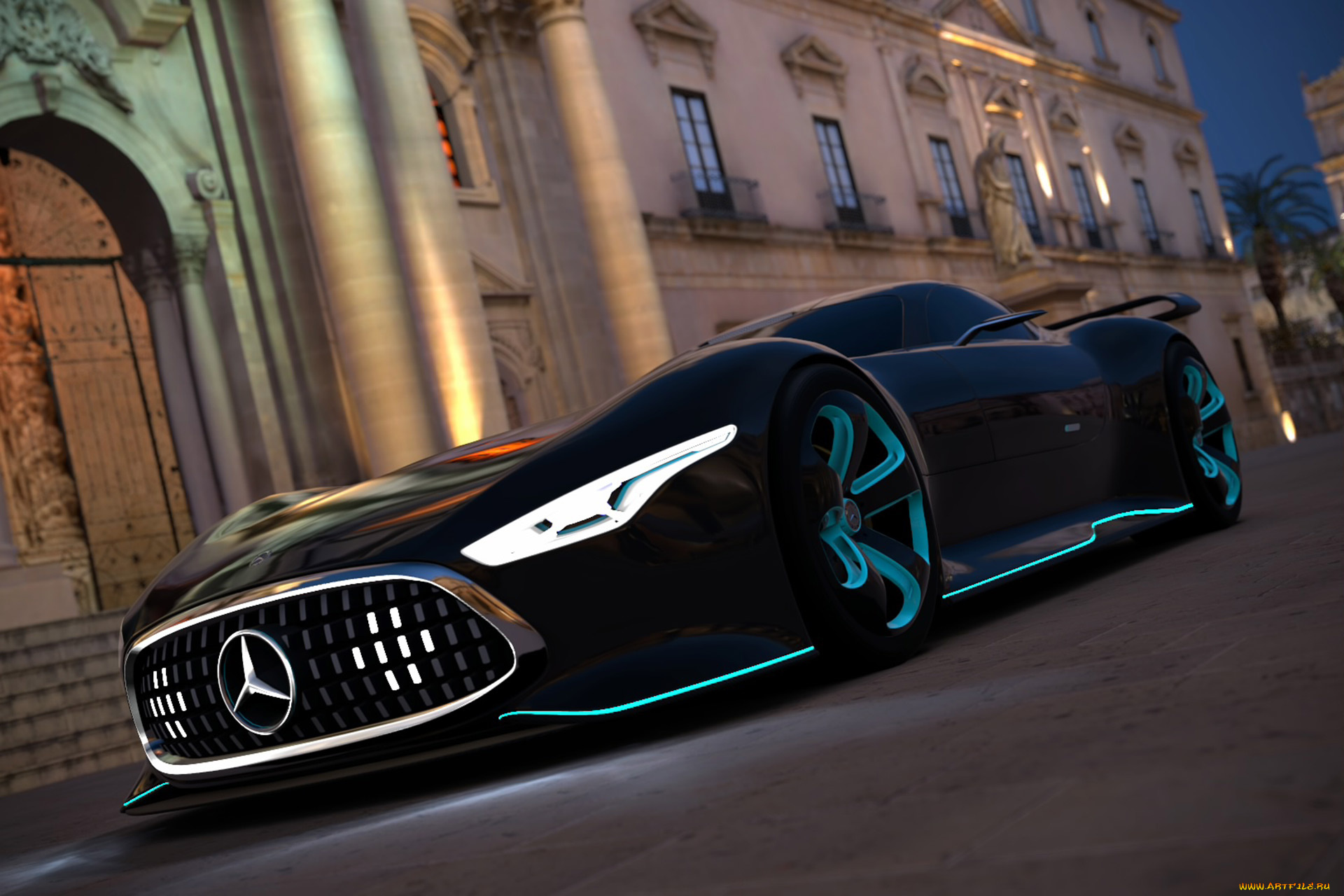 mercedes-benz, amg, vision, gran, turismo, concept, 2013, автомобили, 3д, 2013, concept, turismo, gran, vision, amg, mercedes-benz