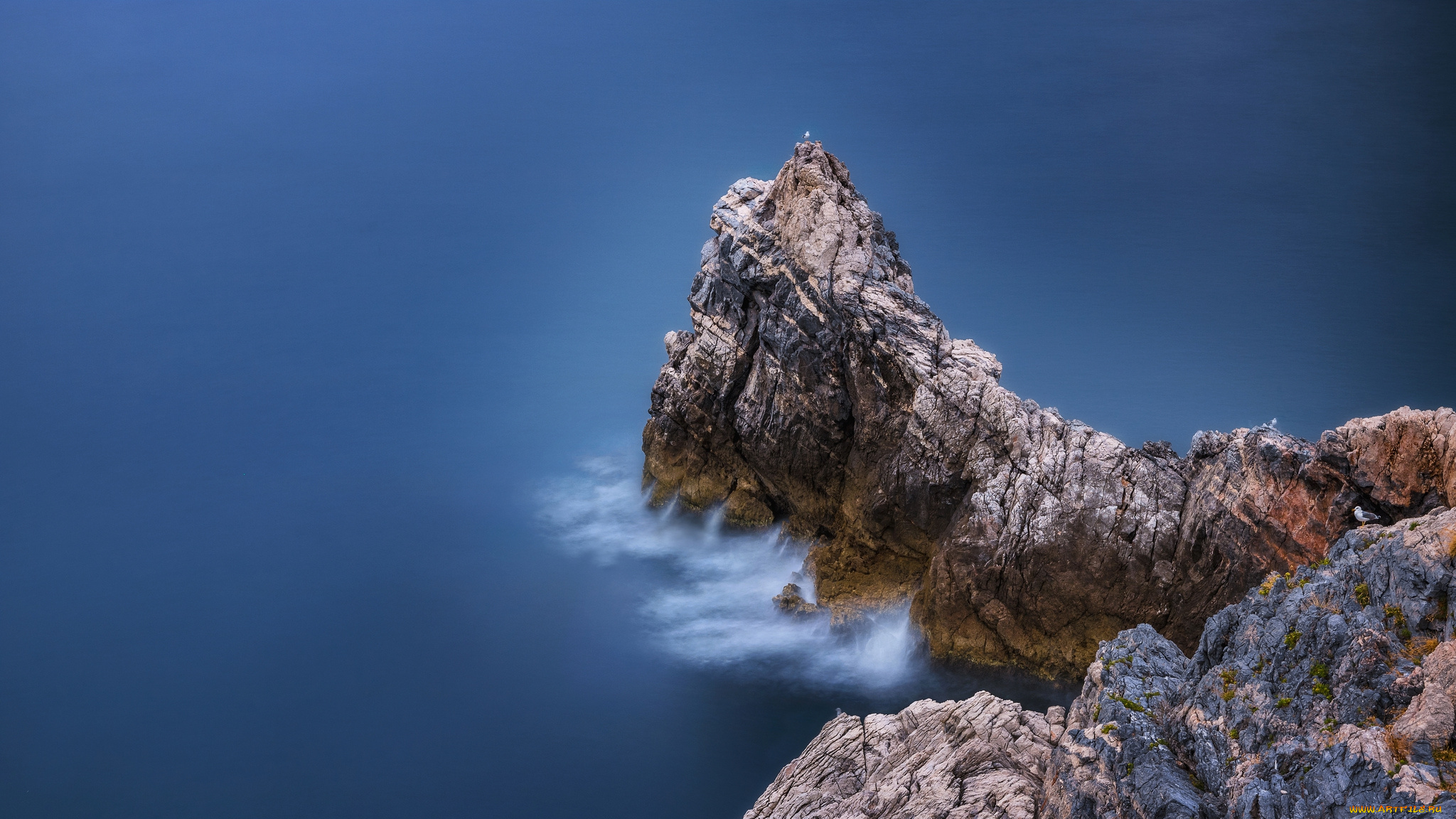 природа, побережье, море, берег