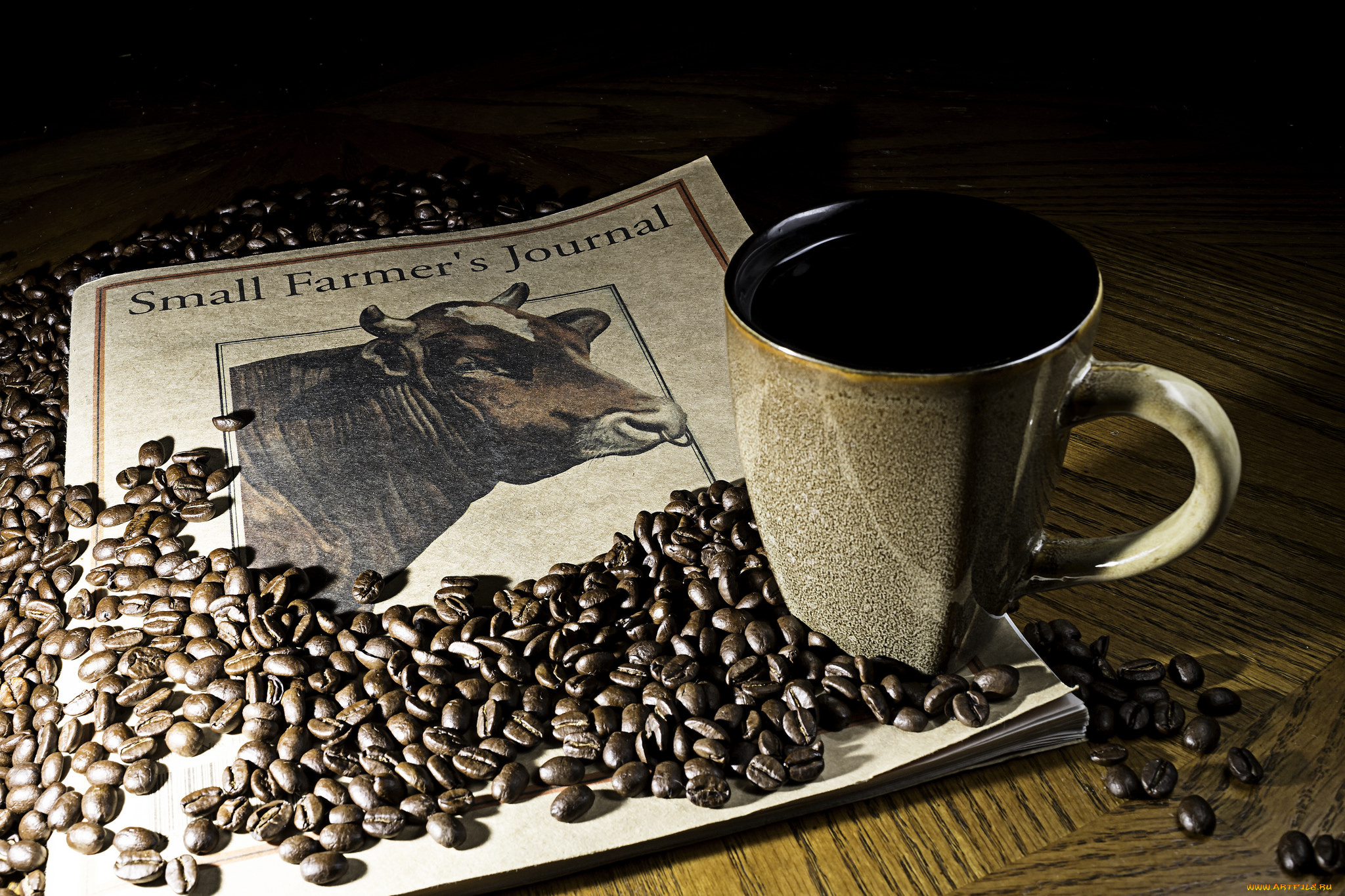 еда, кофе, , кофейные, зёрна, напиток, чашка