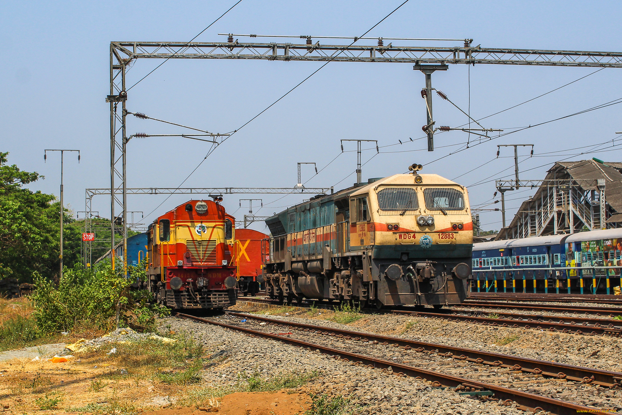 техника, поезда, состав, локомотив