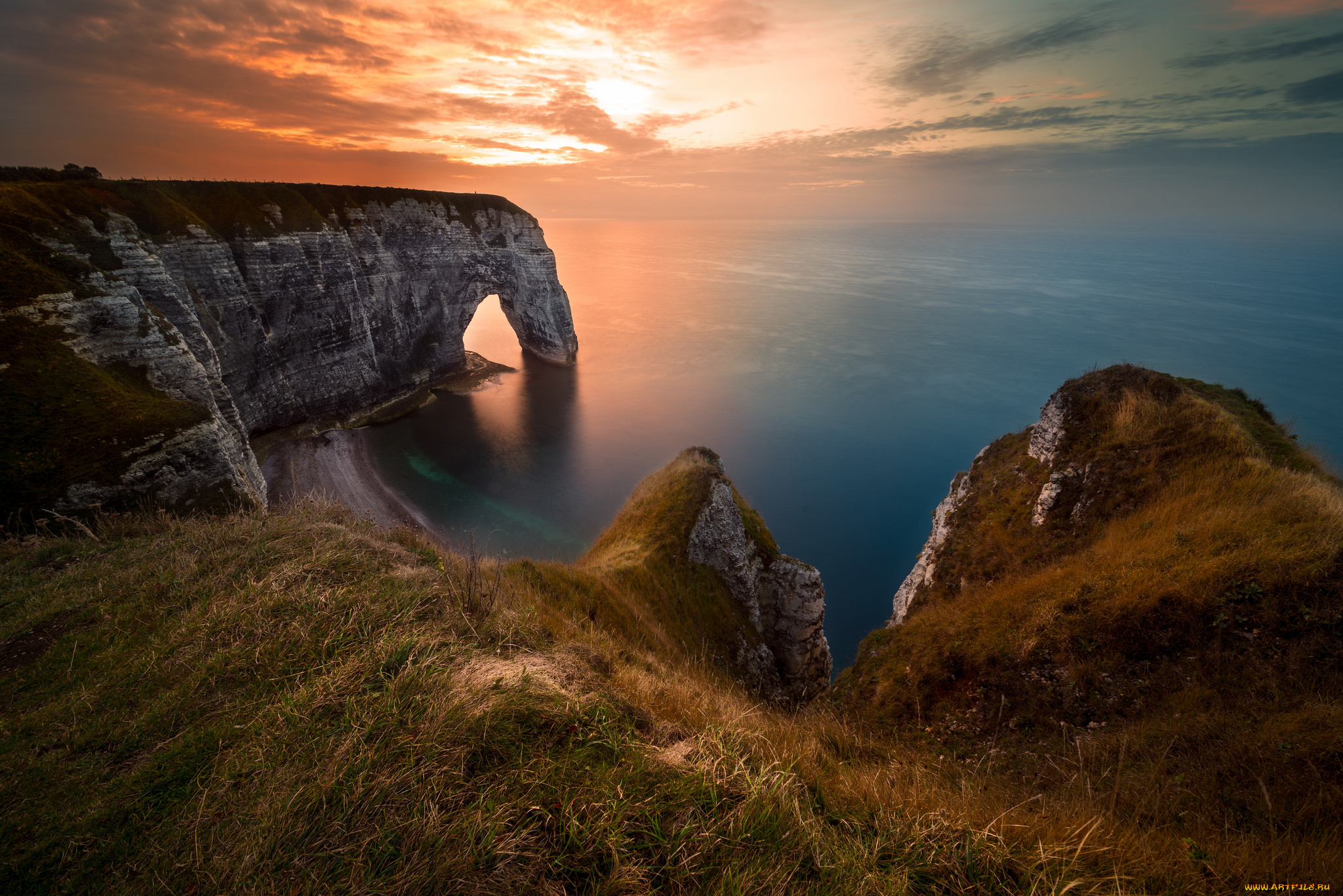 природа, побережье, море, берег