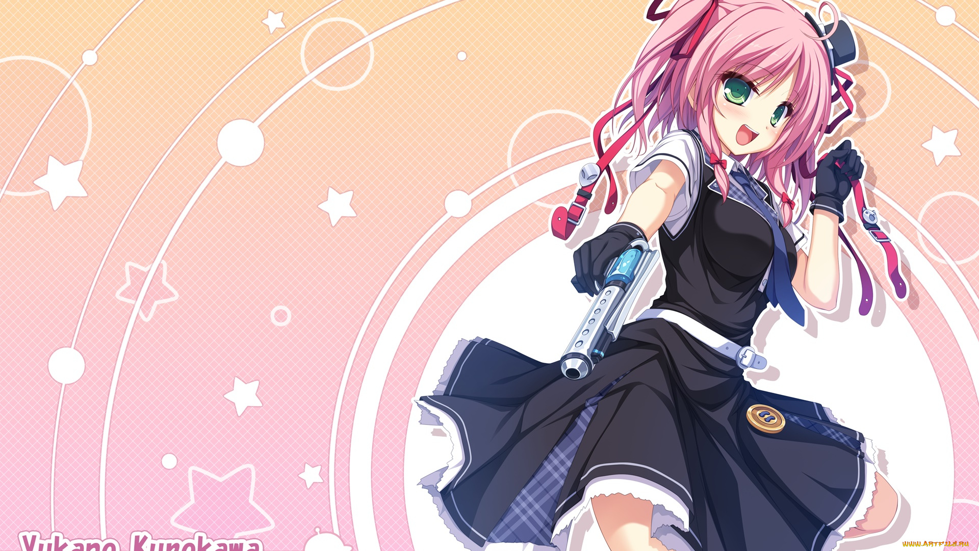 , girls, in, black, аниме, unknown, , другое, , фон, взгляд, девушка