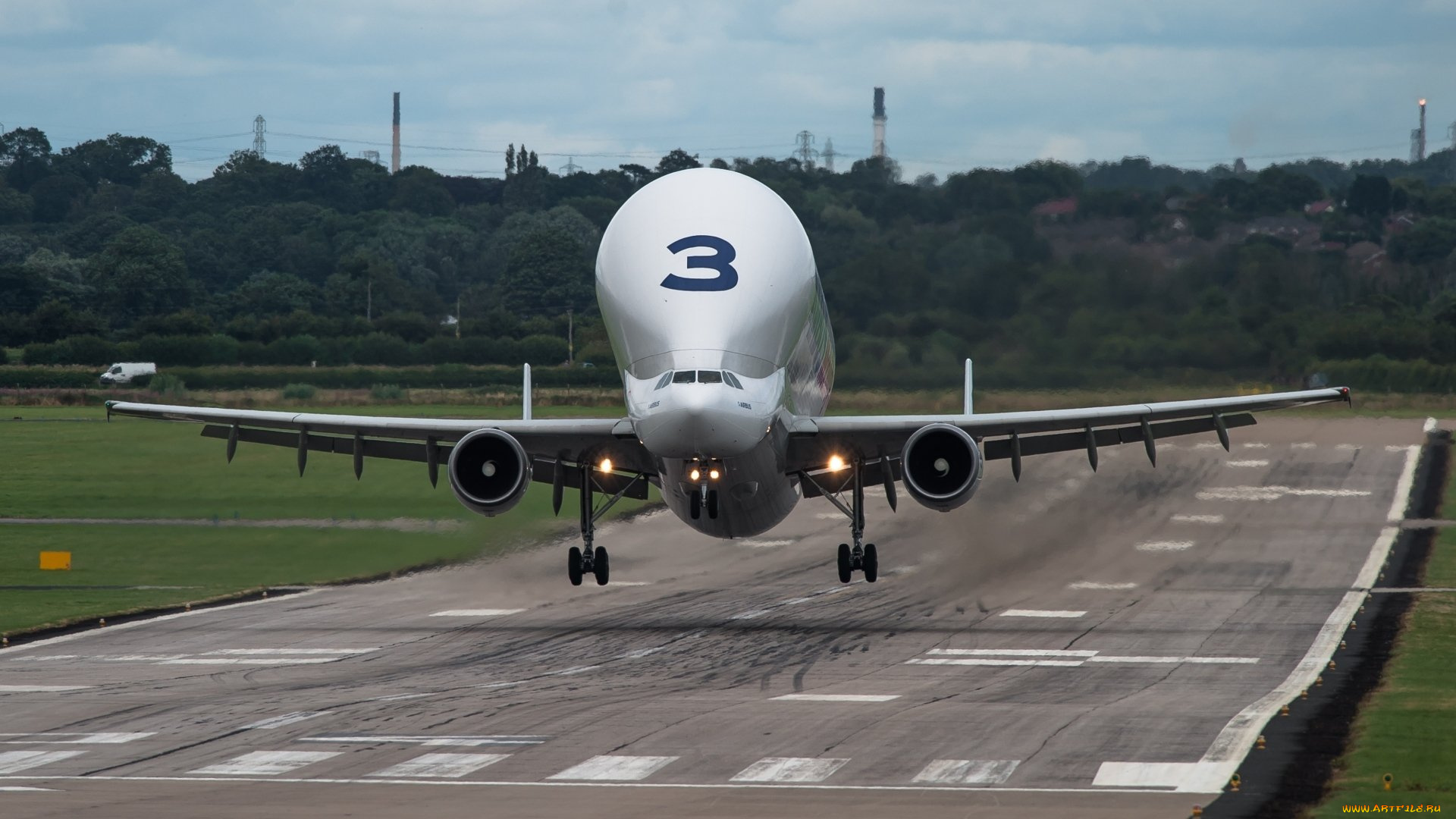 airbus, a300-600st, beluga, авиация, грузовые, самолёты, аэрбас, beluga, 600st, a300, airbus, белуга, грузовой, самолет, взлет