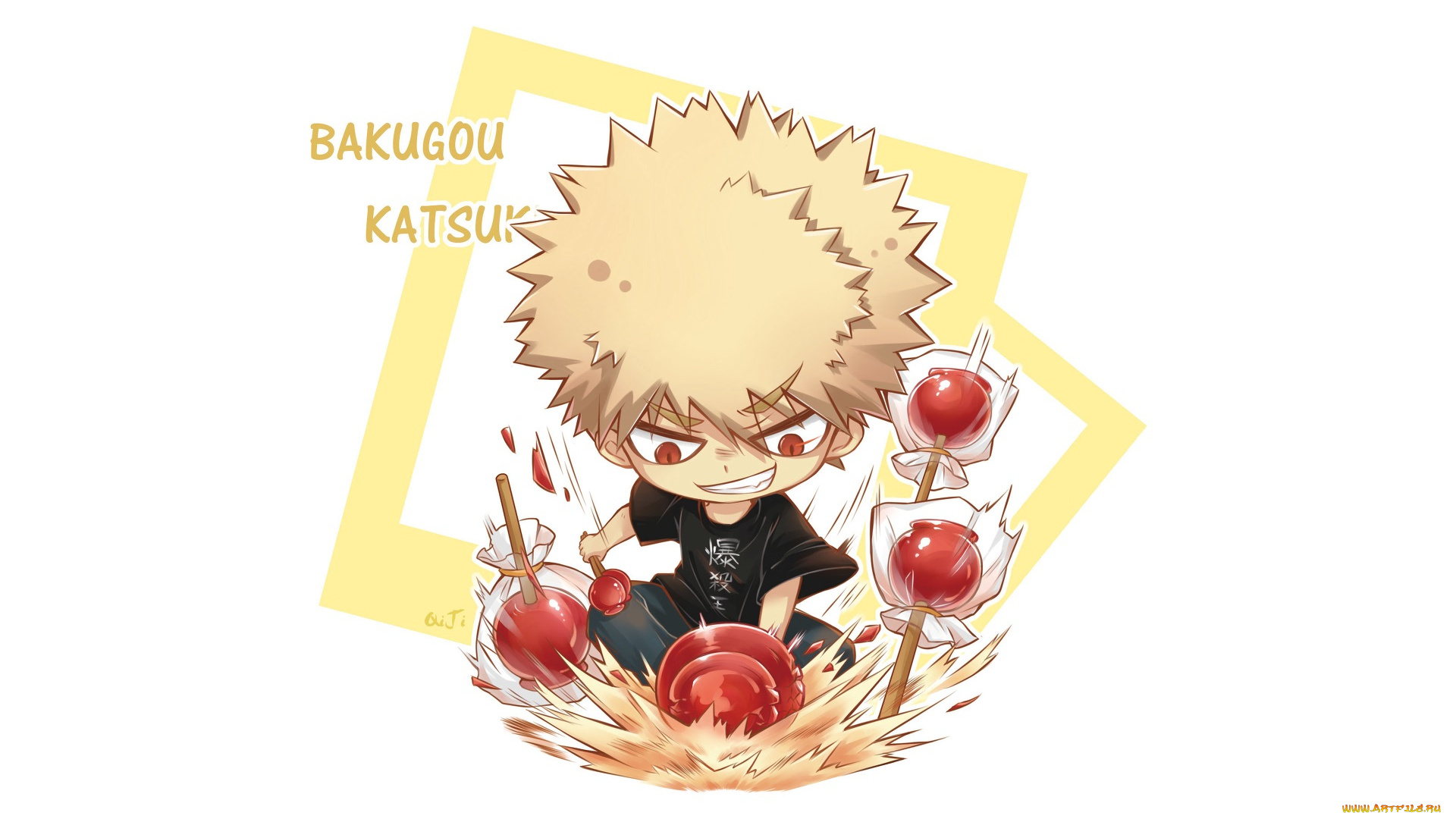 аниме, boku, no, hero, academia, bakugou, katsuki
