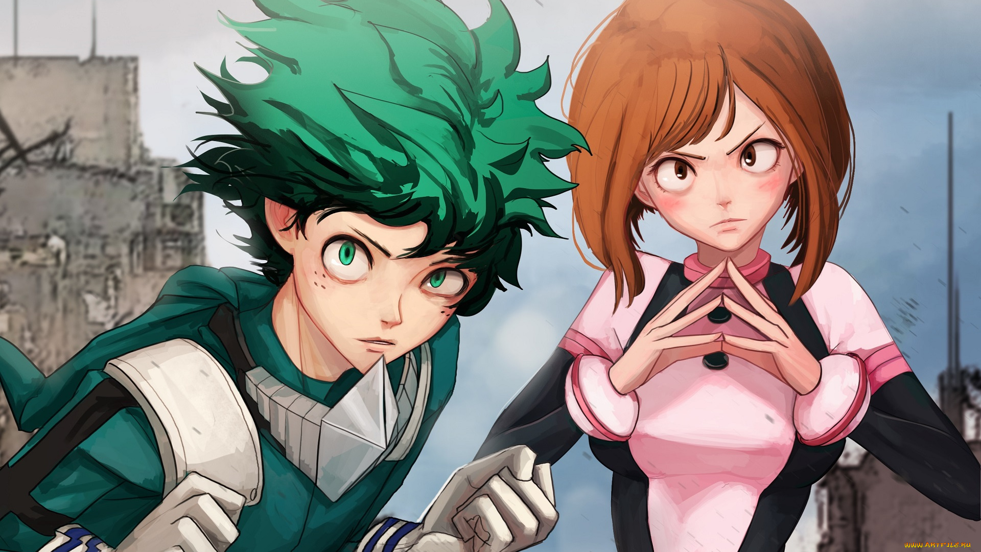 аниме, boku, no, hero, academia, моя, геройская, академия