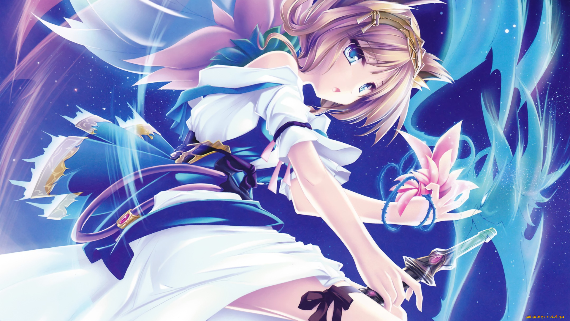 аниме, оружие, , техника, , технологии, фон, взгляд, девушка