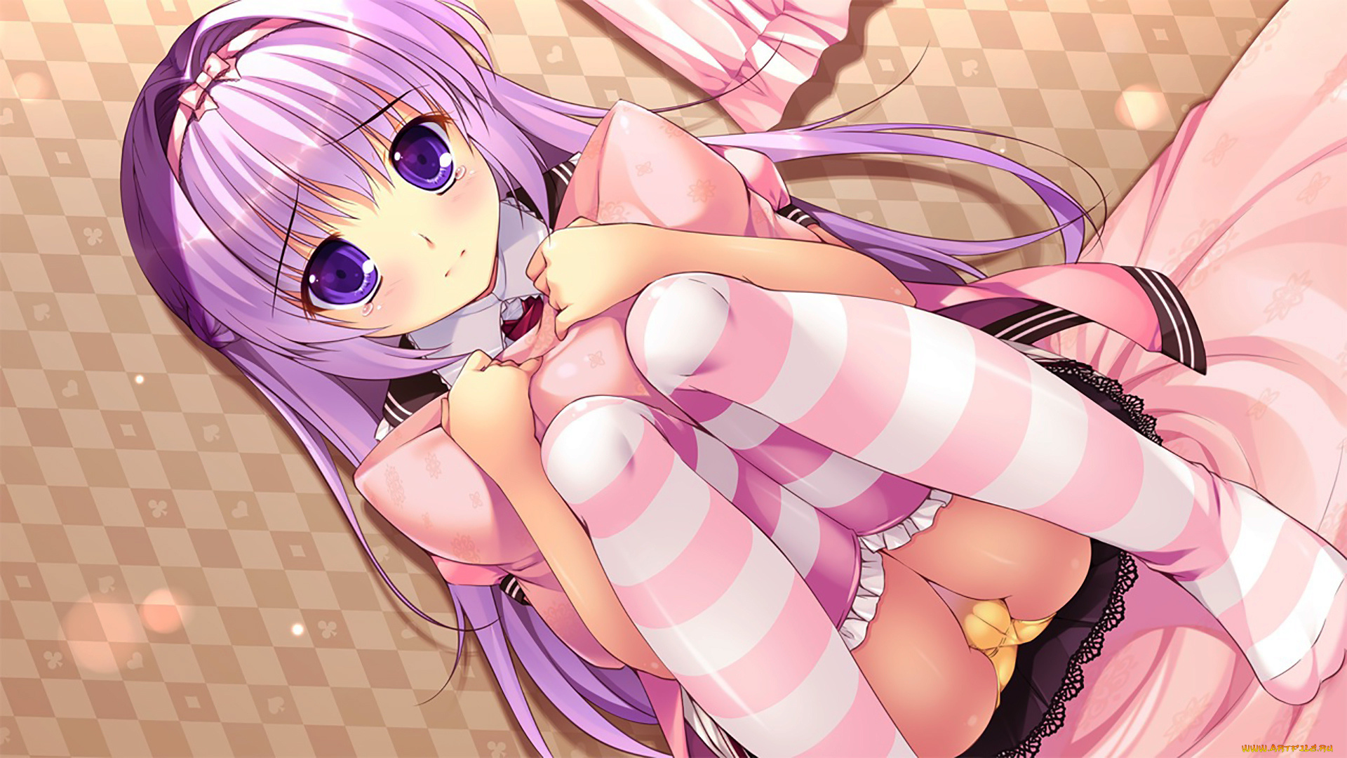 аниме, unknown, , другое, , фон, взгляд, девушка