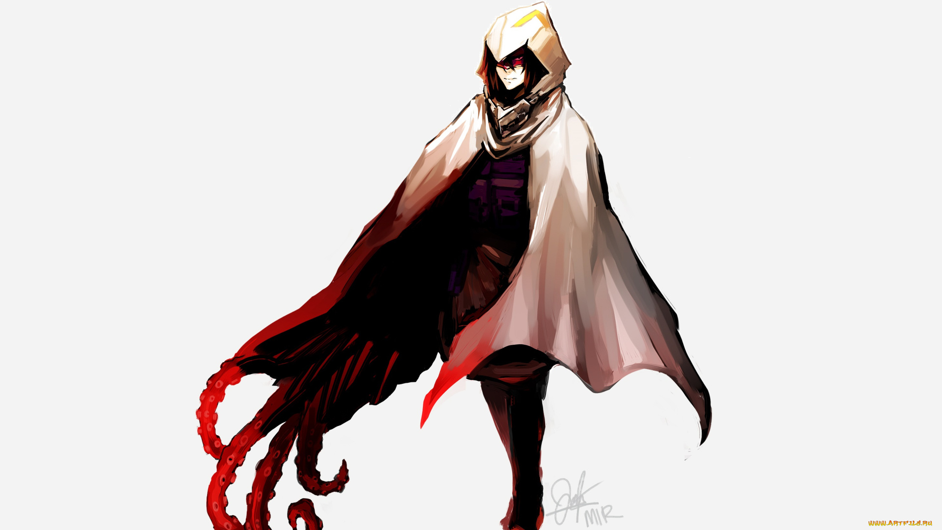 аниме, животные, , существа, щюпальцы