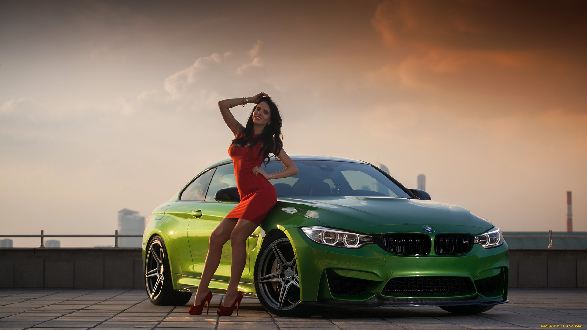 автомобили, -авто, с, девушками, bmw
