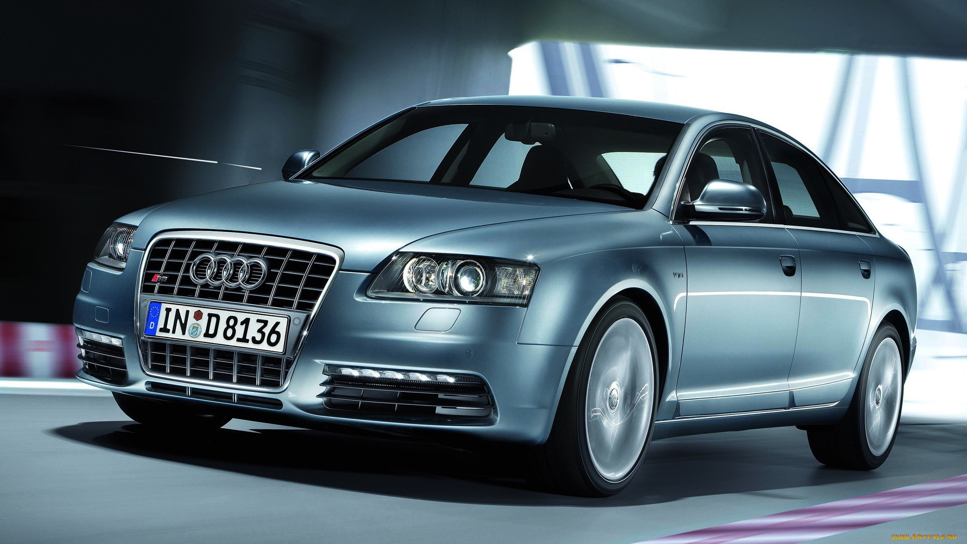 автомобили, audi, ауди, серебристый, скорость