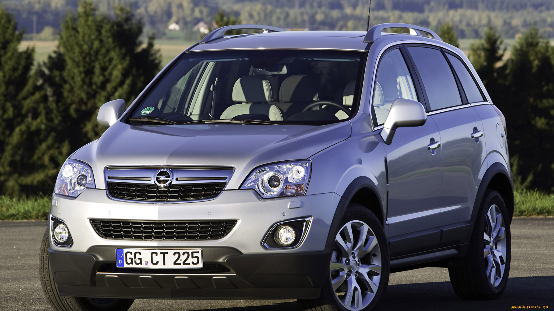 автомобили, opel, деревья, белый, опель