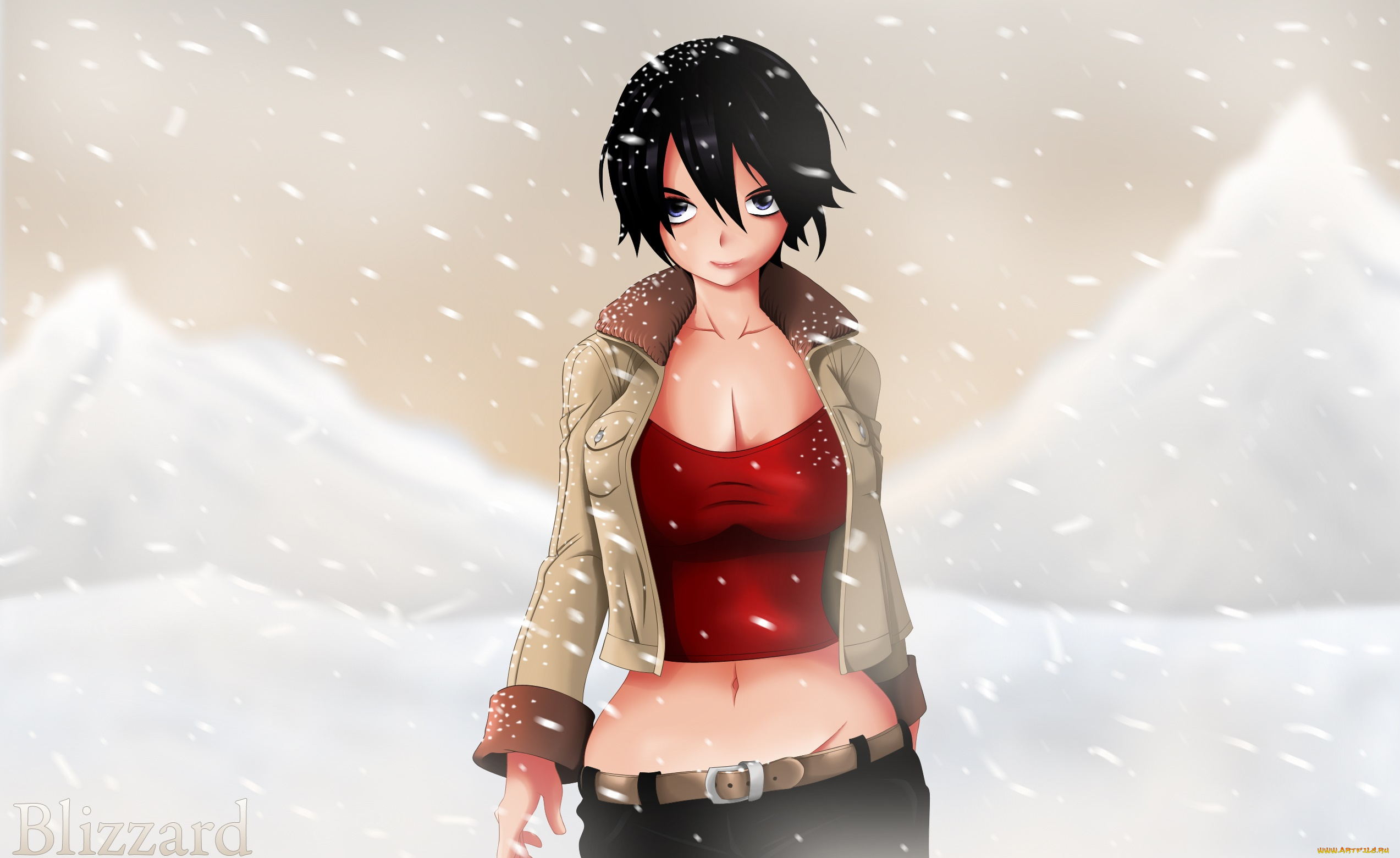 аниме, fairy, tail, фон, взгляд, девушка