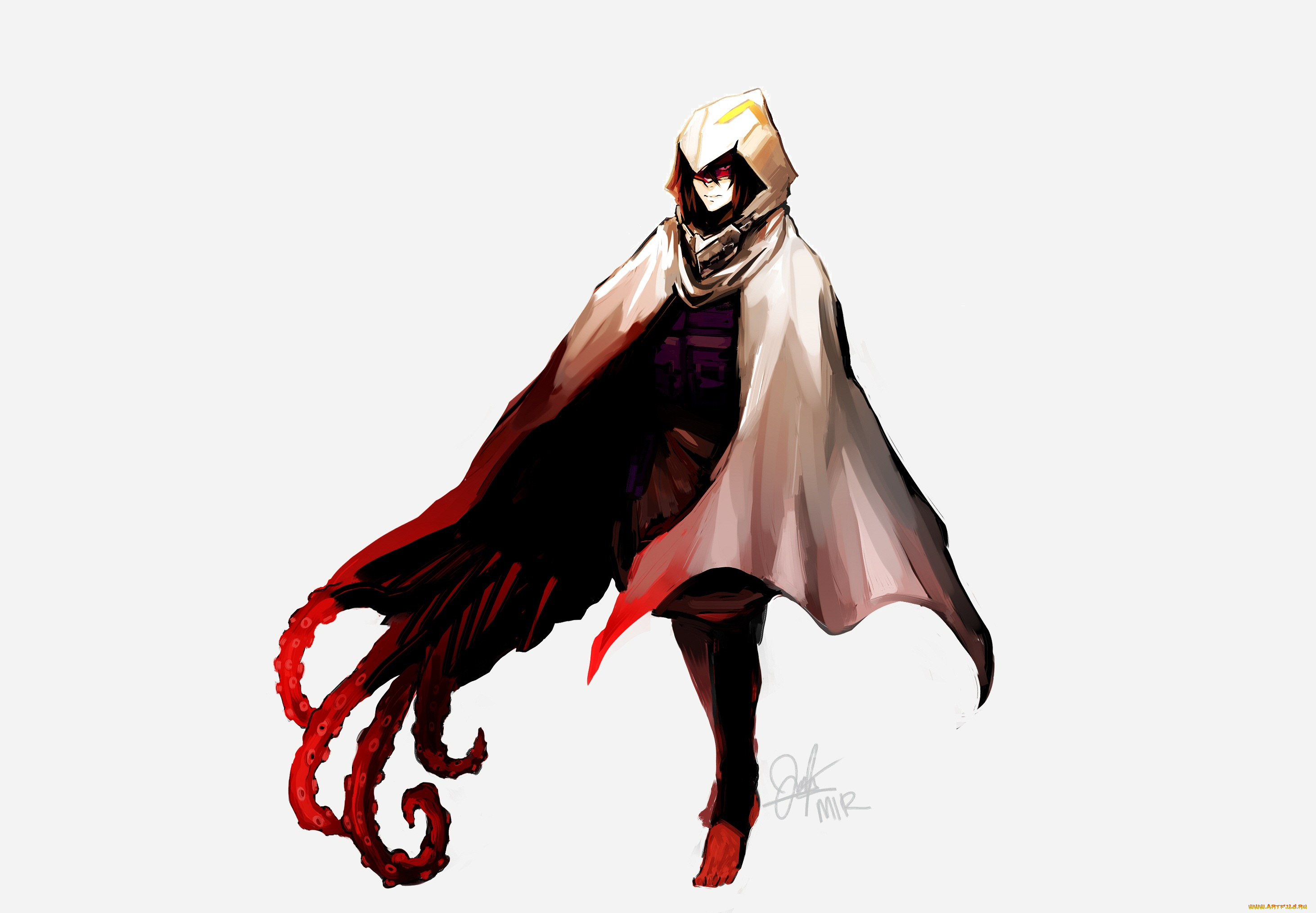 аниме, животные, , существа, щюпальцы