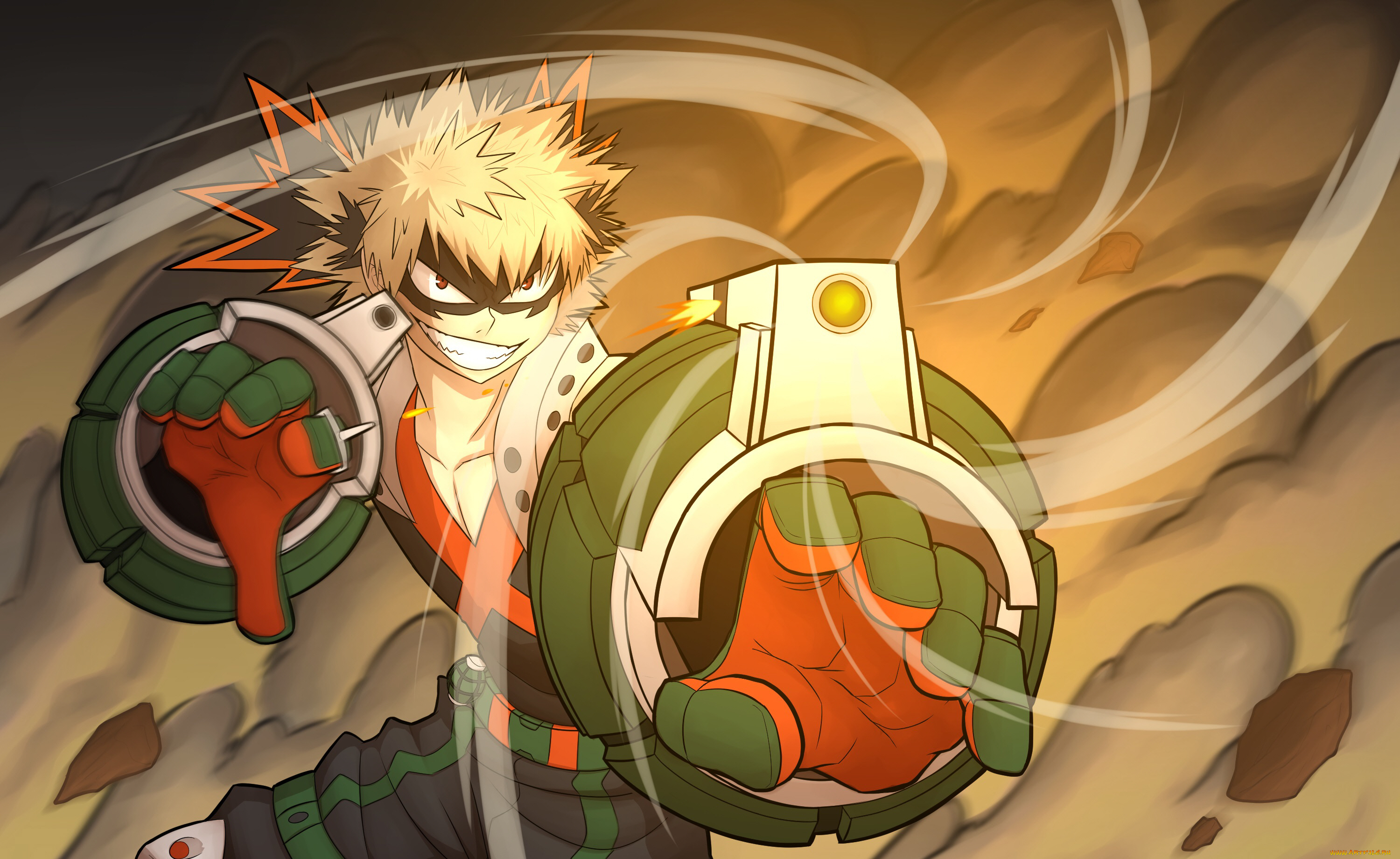 аниме, boku, no, hero, academia, бакуго