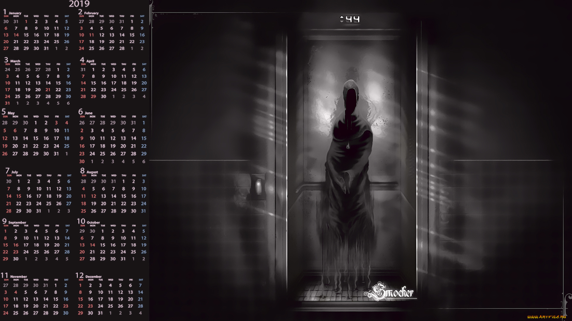 календари, фэнтези, силуэт, мантия