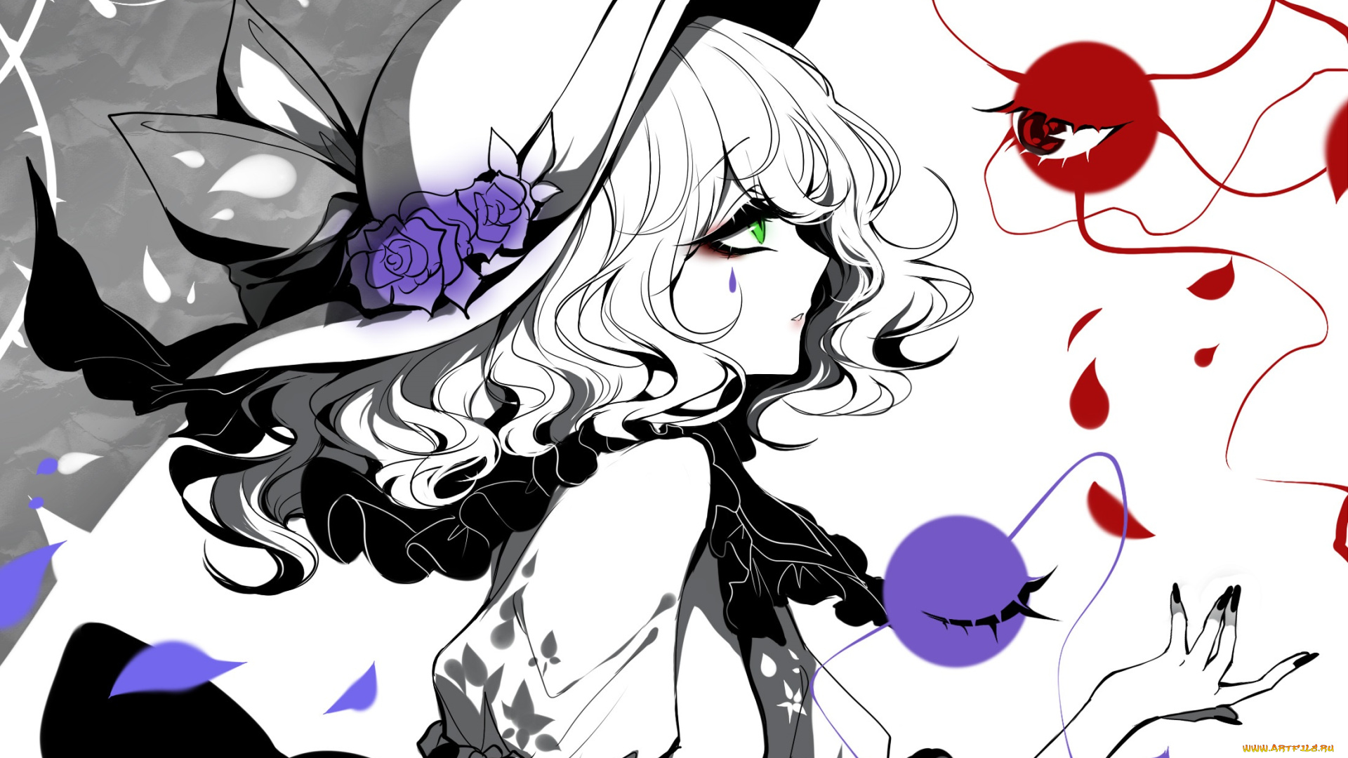 sheya, аниме, touhou, девушка