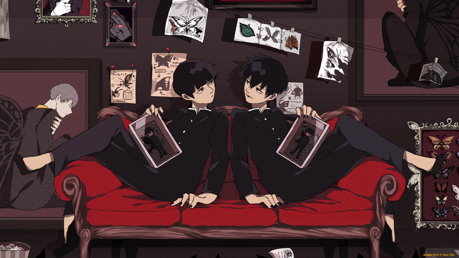 аниме, mob, psycho, 100, моб, психо, 100