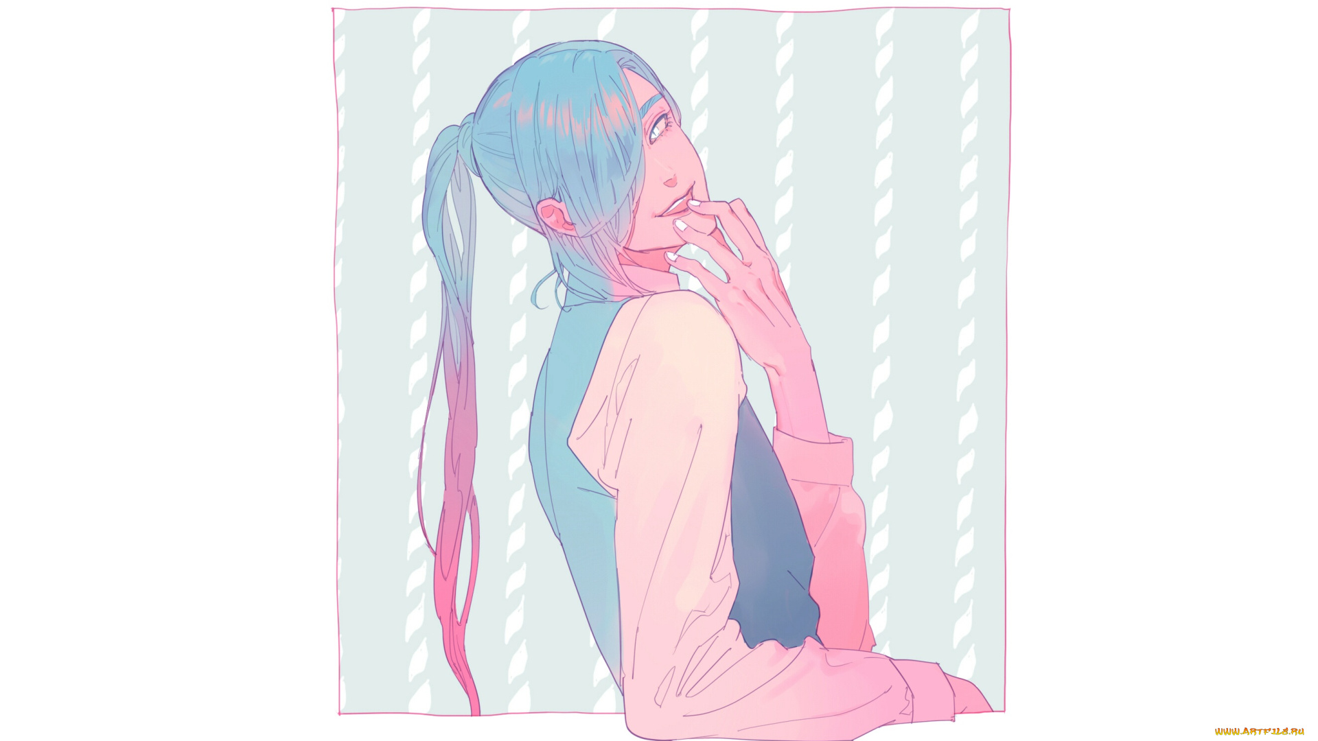 аниме, touken, ranbu, nikkari, aoe