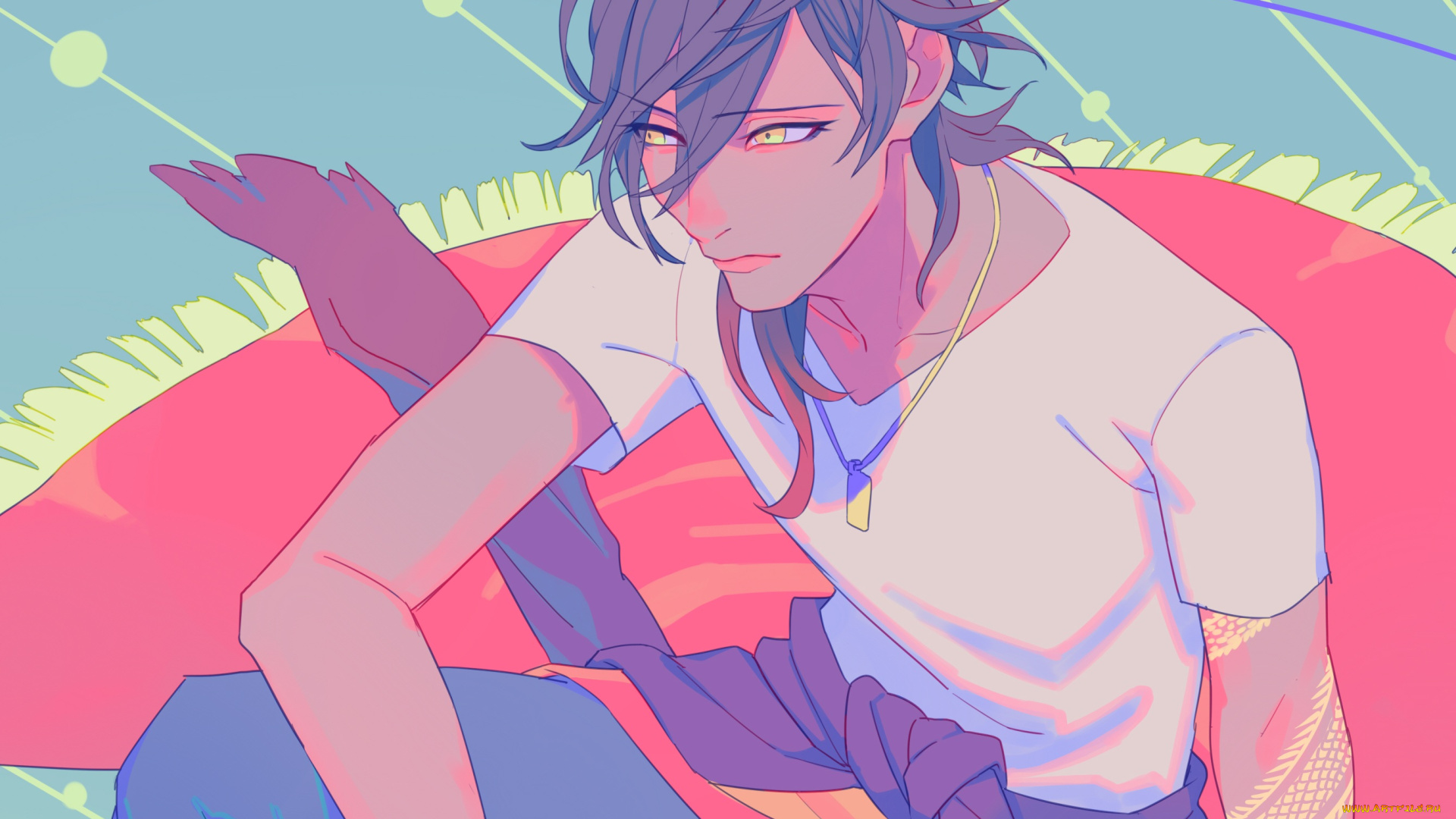 аниме, touken, ranbu, танец, мечей