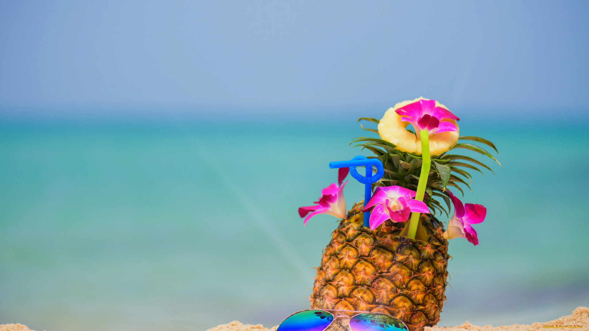 еда, напитки, , коктейль, коктейль, пляж, ананас, очки