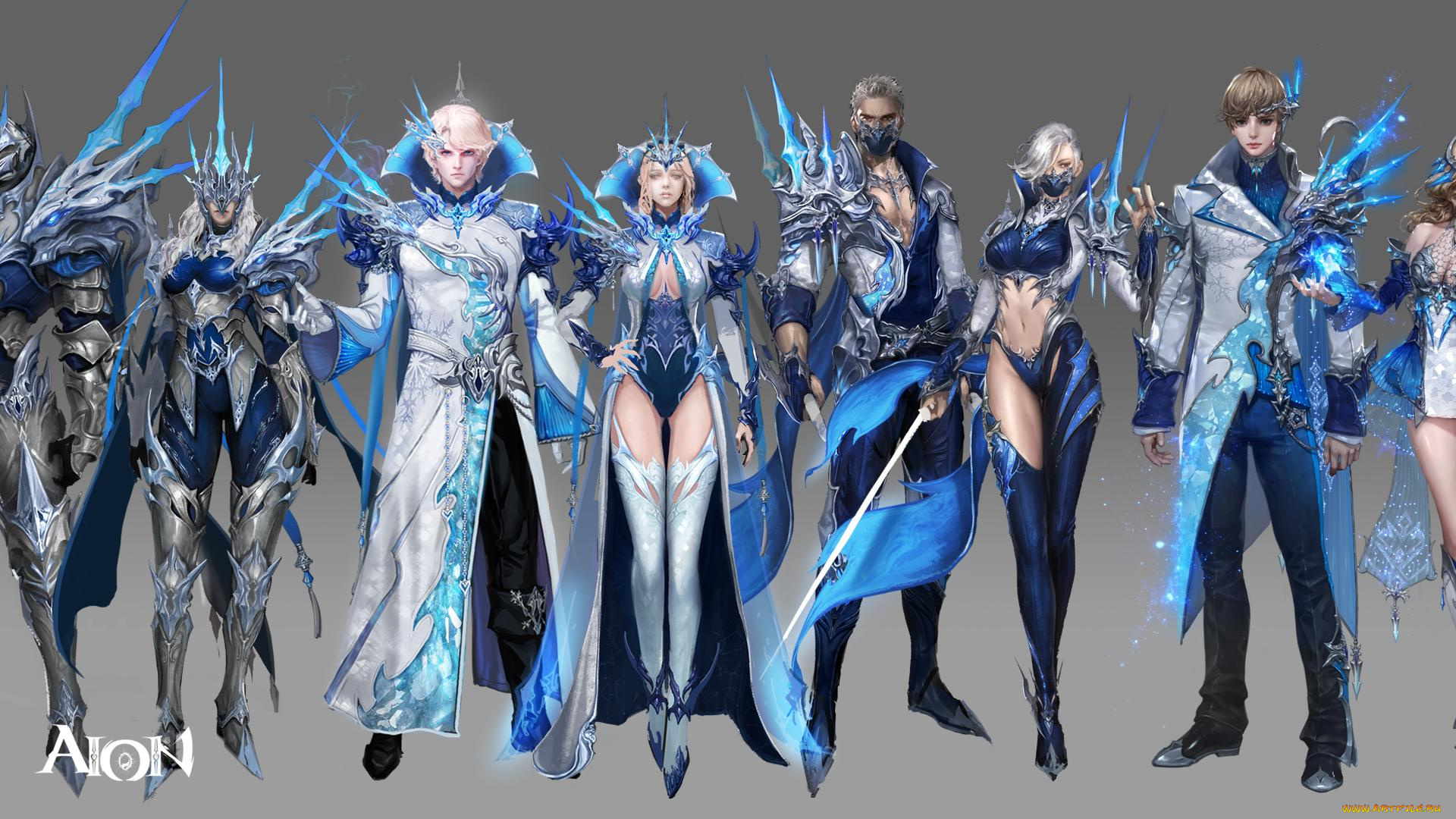 видео, игры, aion, персонажи