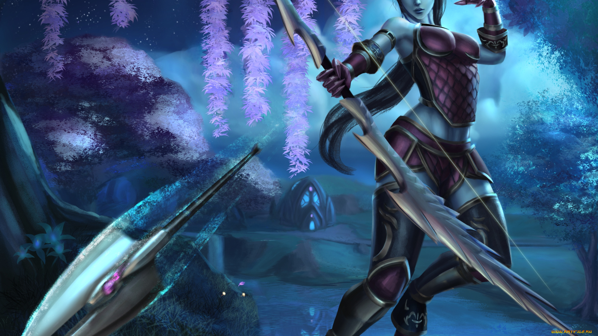 world, of, warcraft, видео, игры, девушка