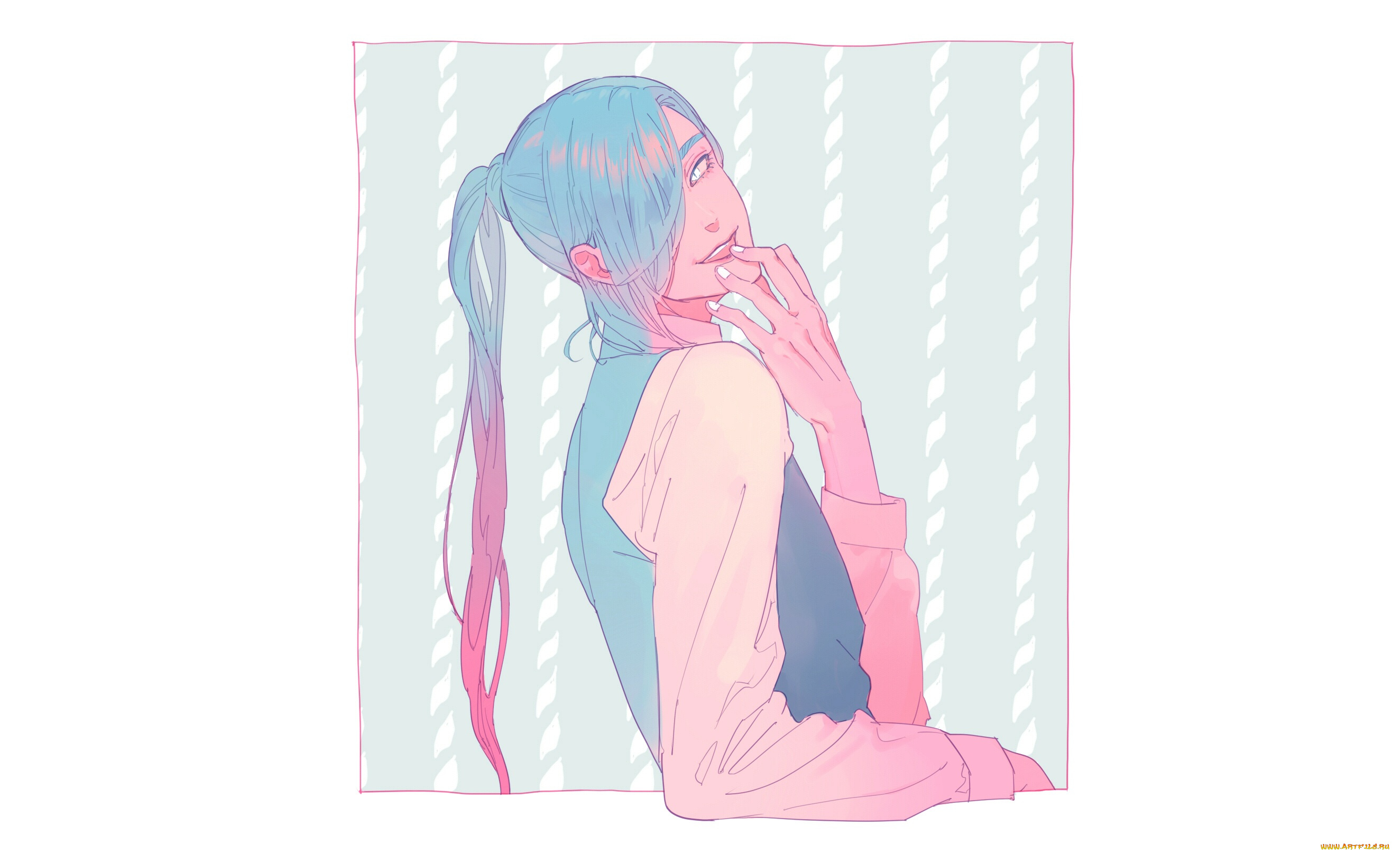 аниме, touken, ranbu, nikkari, aoe