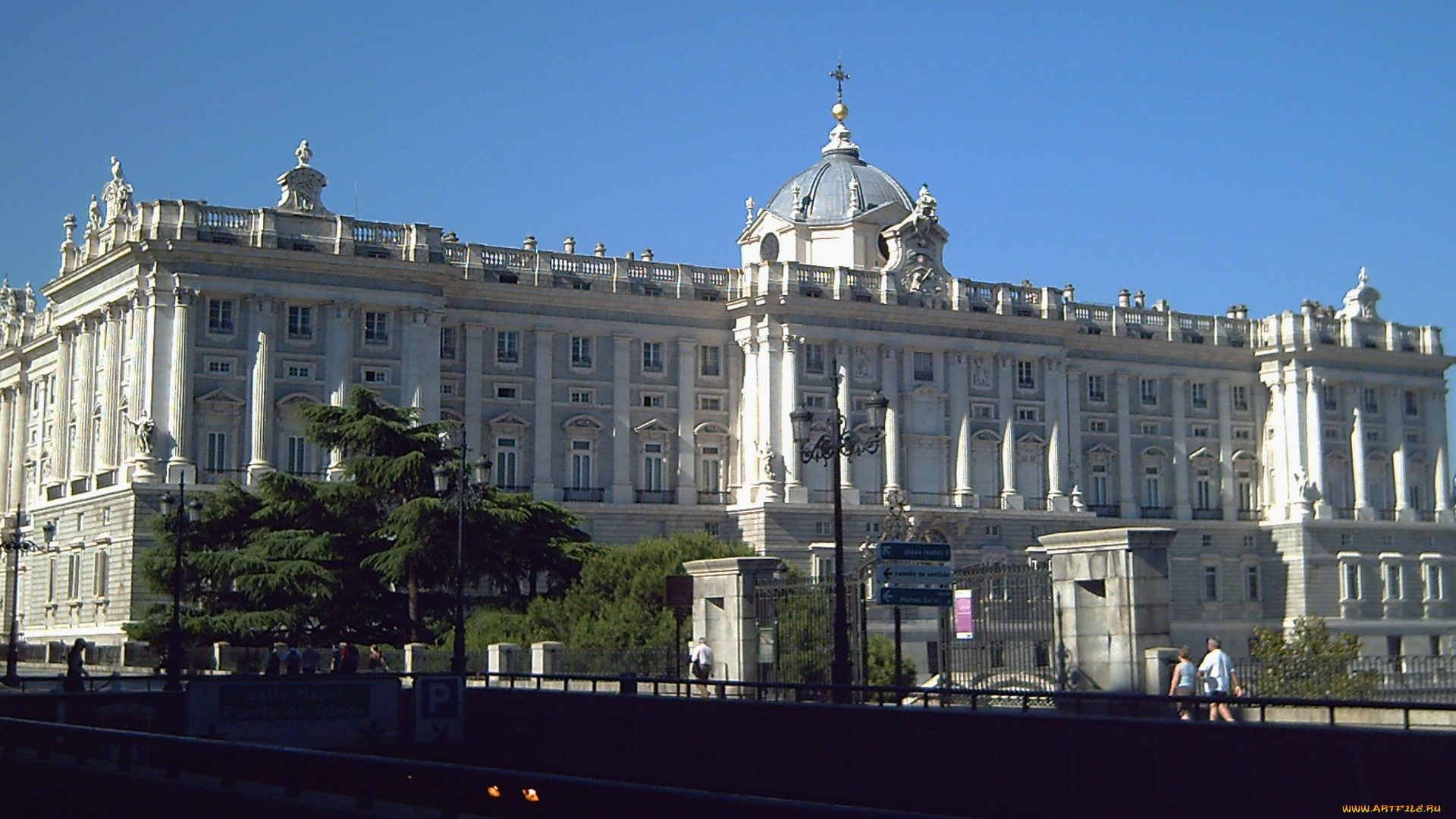 города, мадрид, , испания, здание, улица