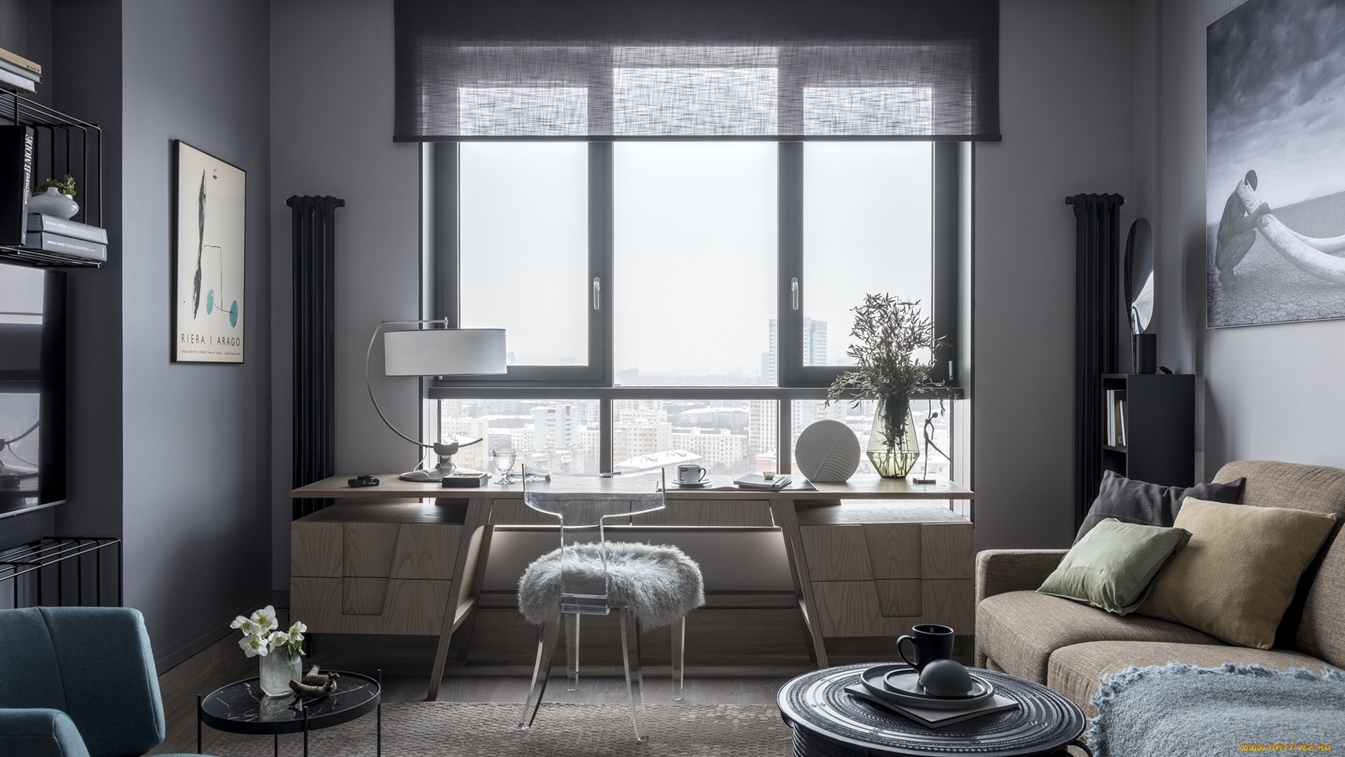 интерьер, гостиная, комната, мебель, дизайн